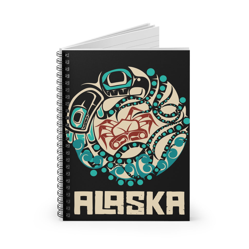 Spiral Notebook, Journal |  Alaska Tribal Octopus | Stateline™ Collection