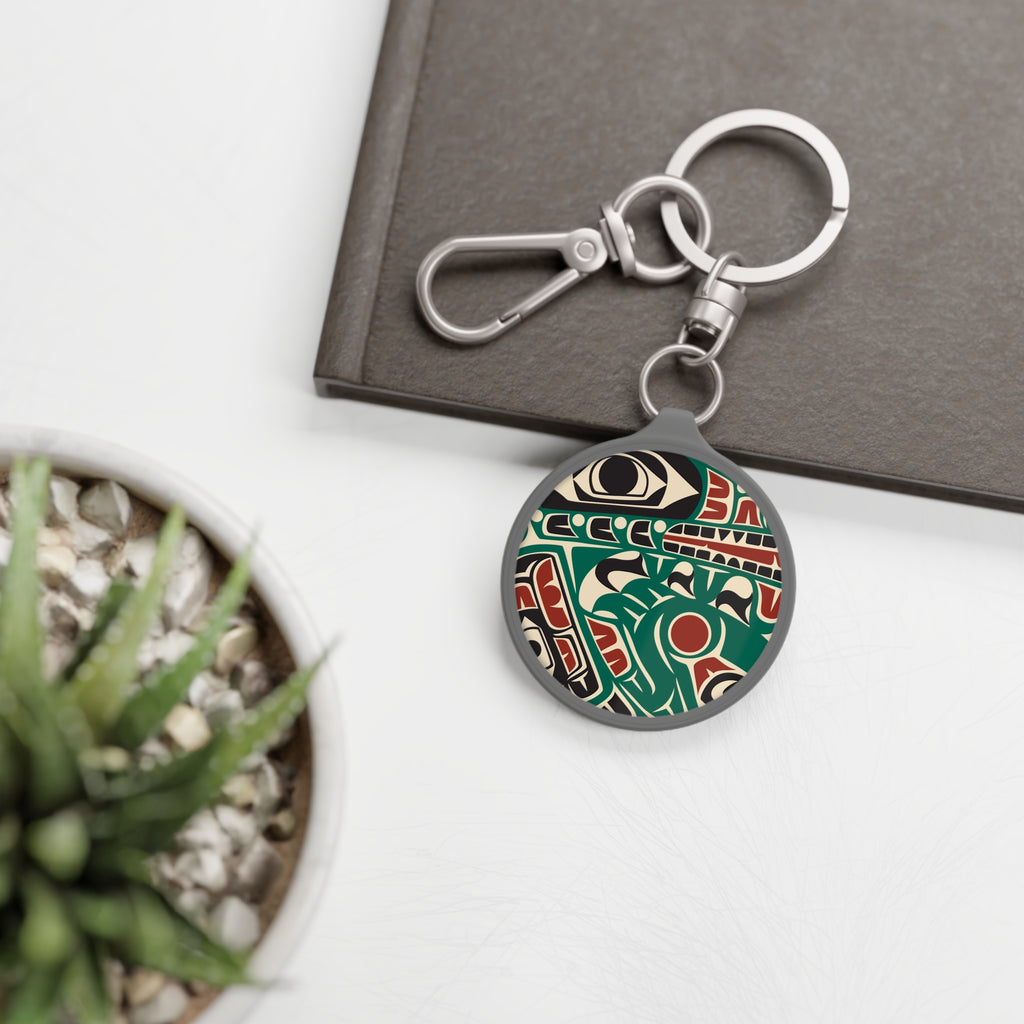 Keychain - Classic Tribal Sea Monster Print - Northern Spiritlines™ Collection