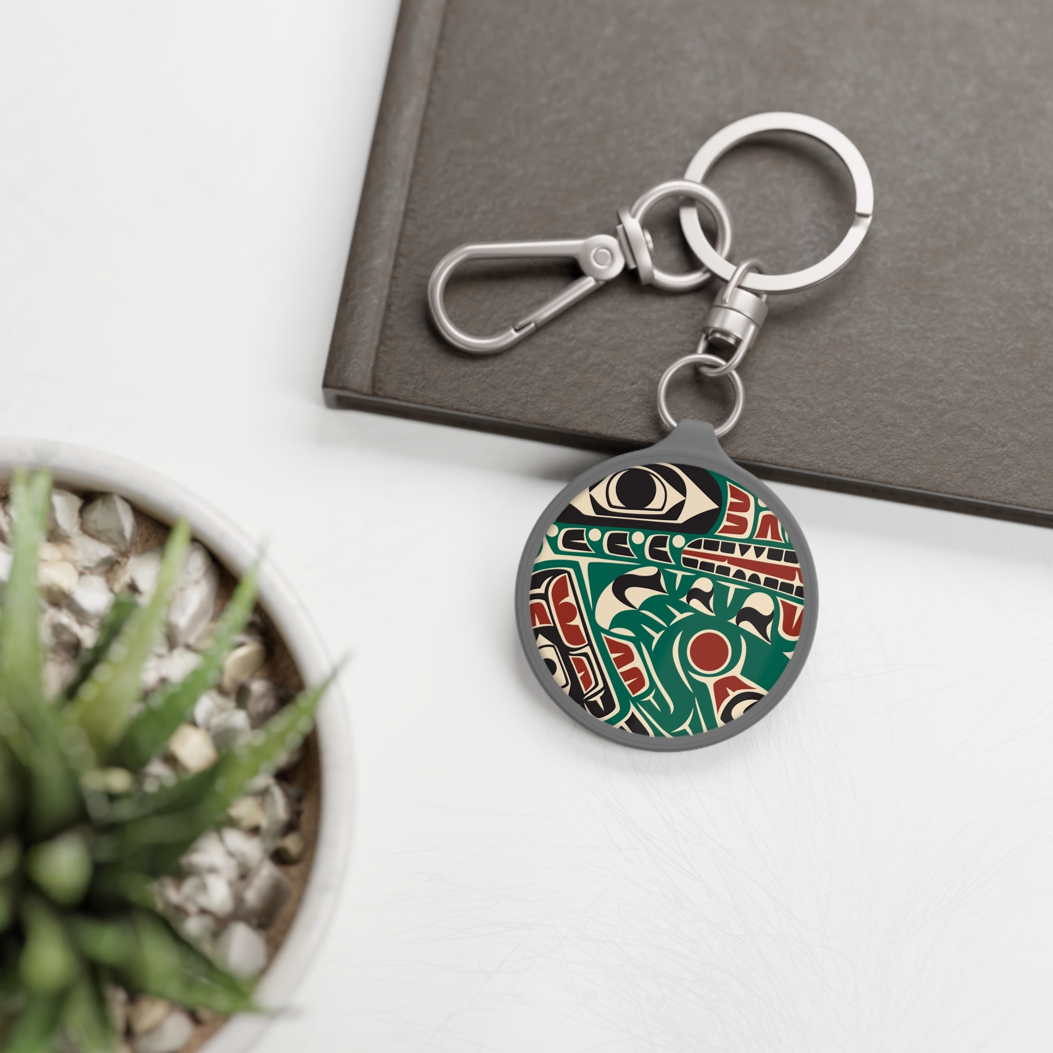 Keychain - Classic Tribal Sea Monster Print - Northern Spiritlines™ Collection