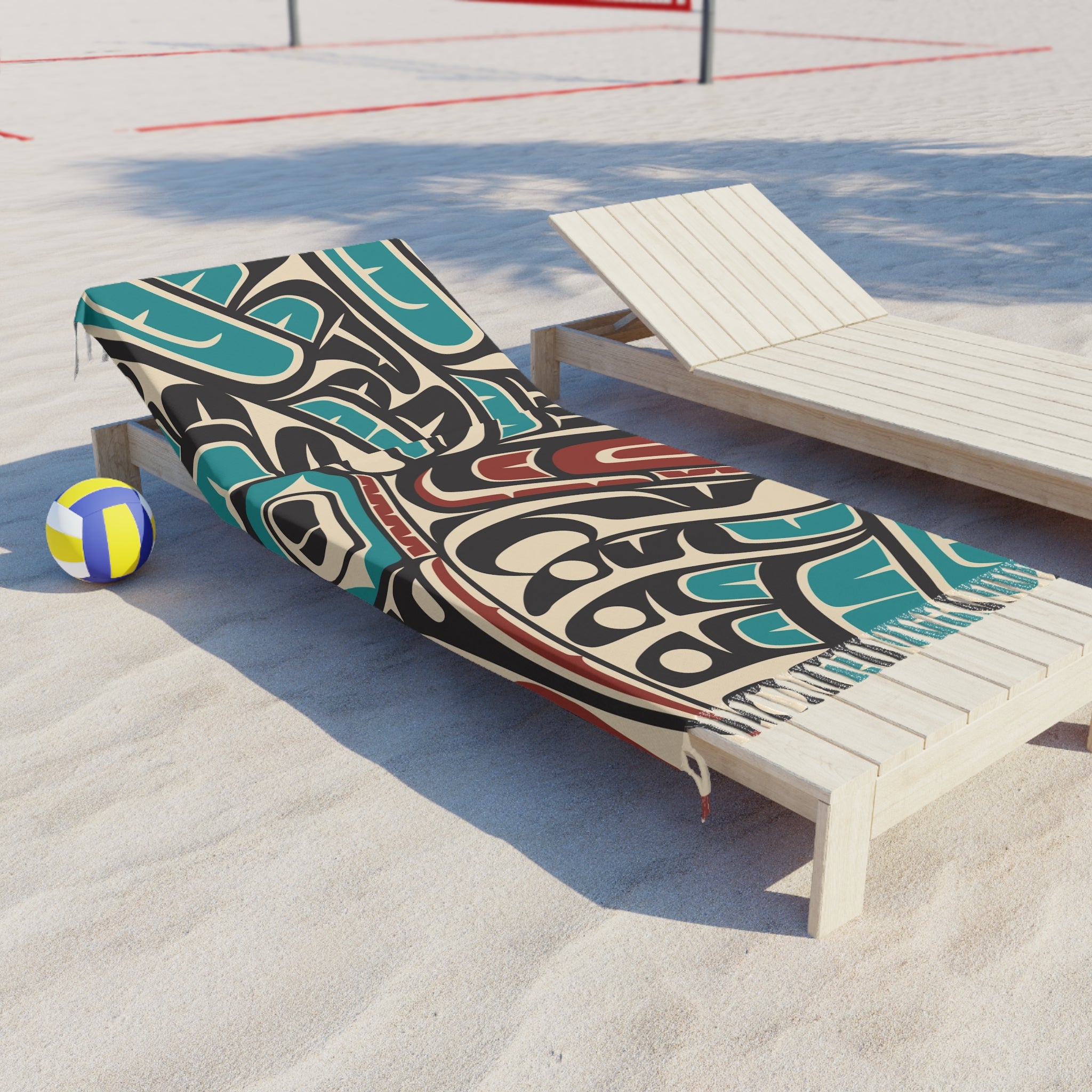 Boho Fringe Beach Cloth - Classic Tribal Hummingbird - Northern Spiritlines™