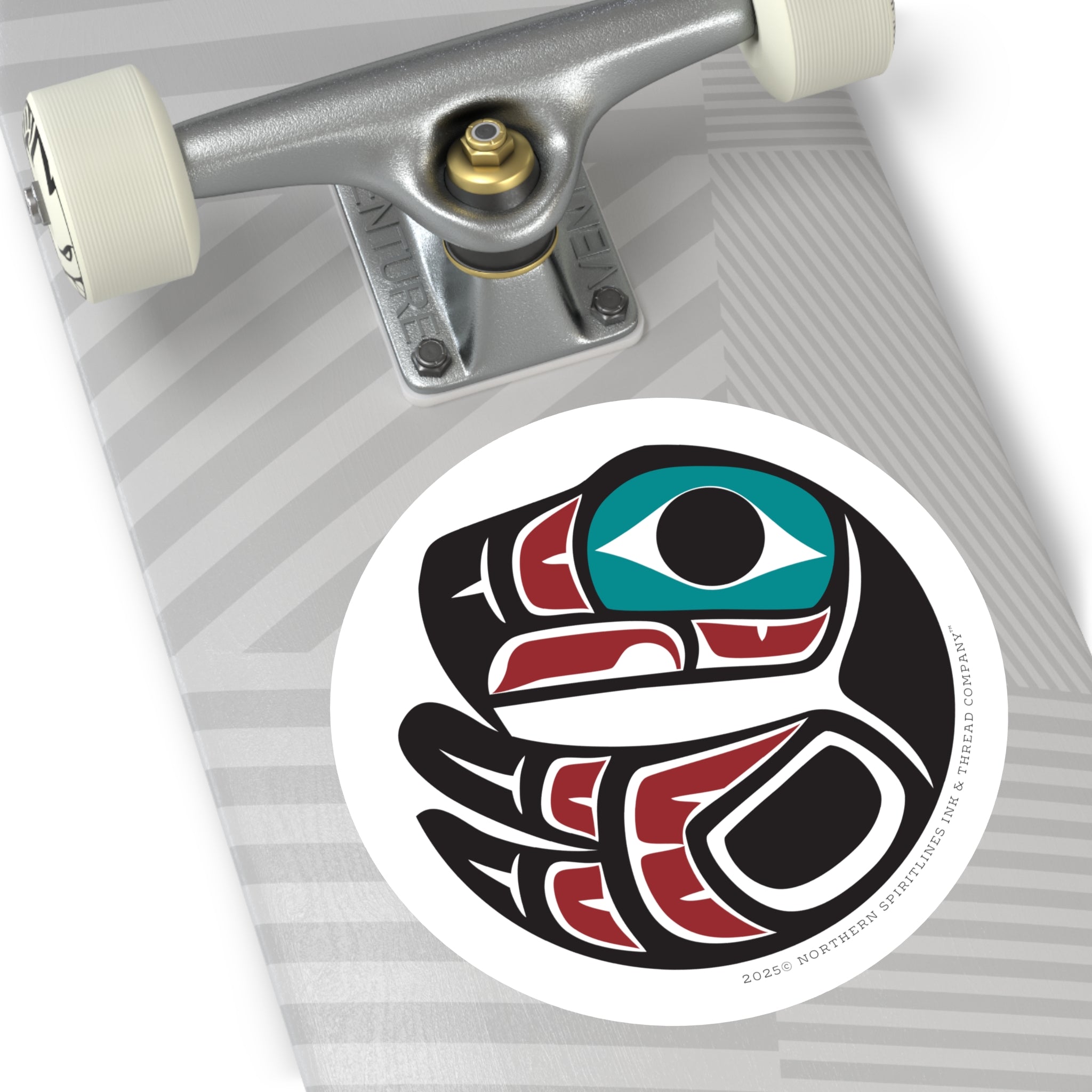 Vinyl Sticker Indoor/Outdoor - Round Tribal Eagle - Northern Spiritlines™