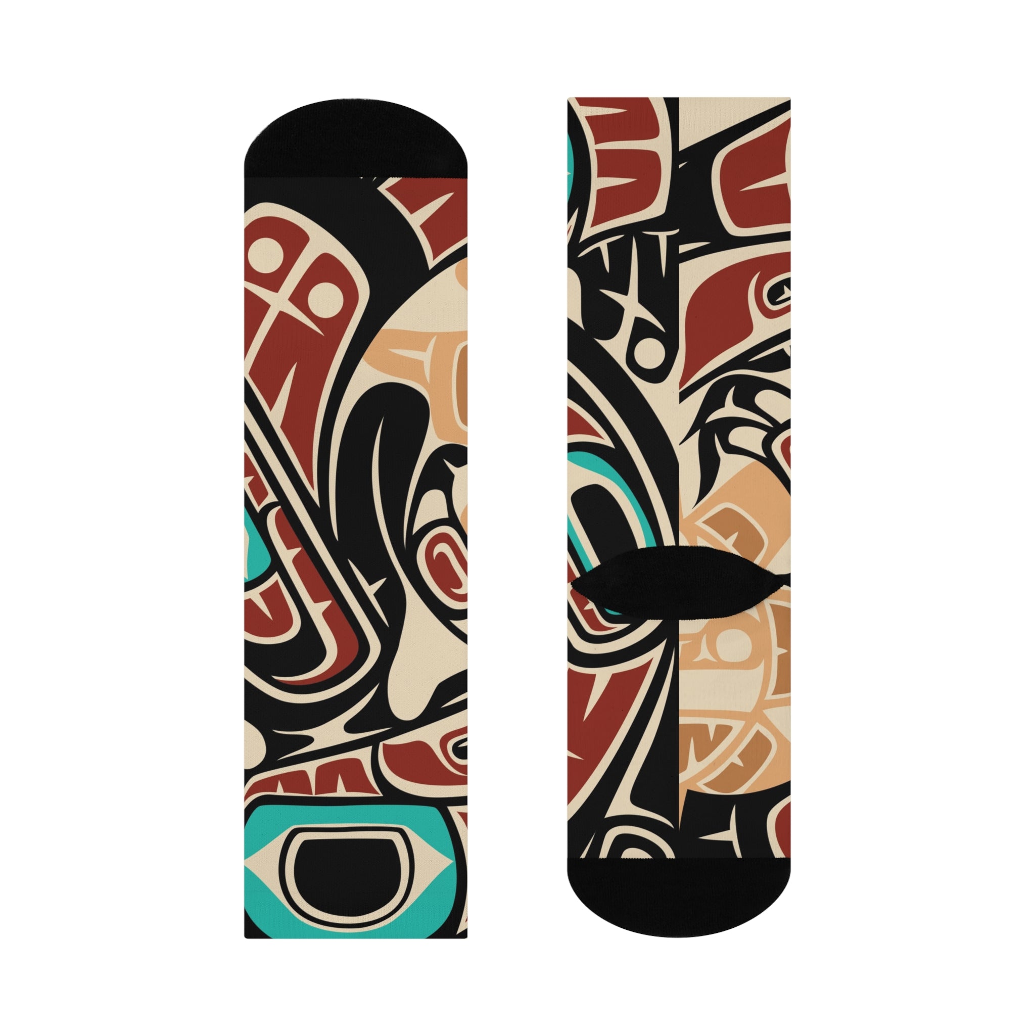 Socks | Classic Tribal Raven & Sun | Signature Collection