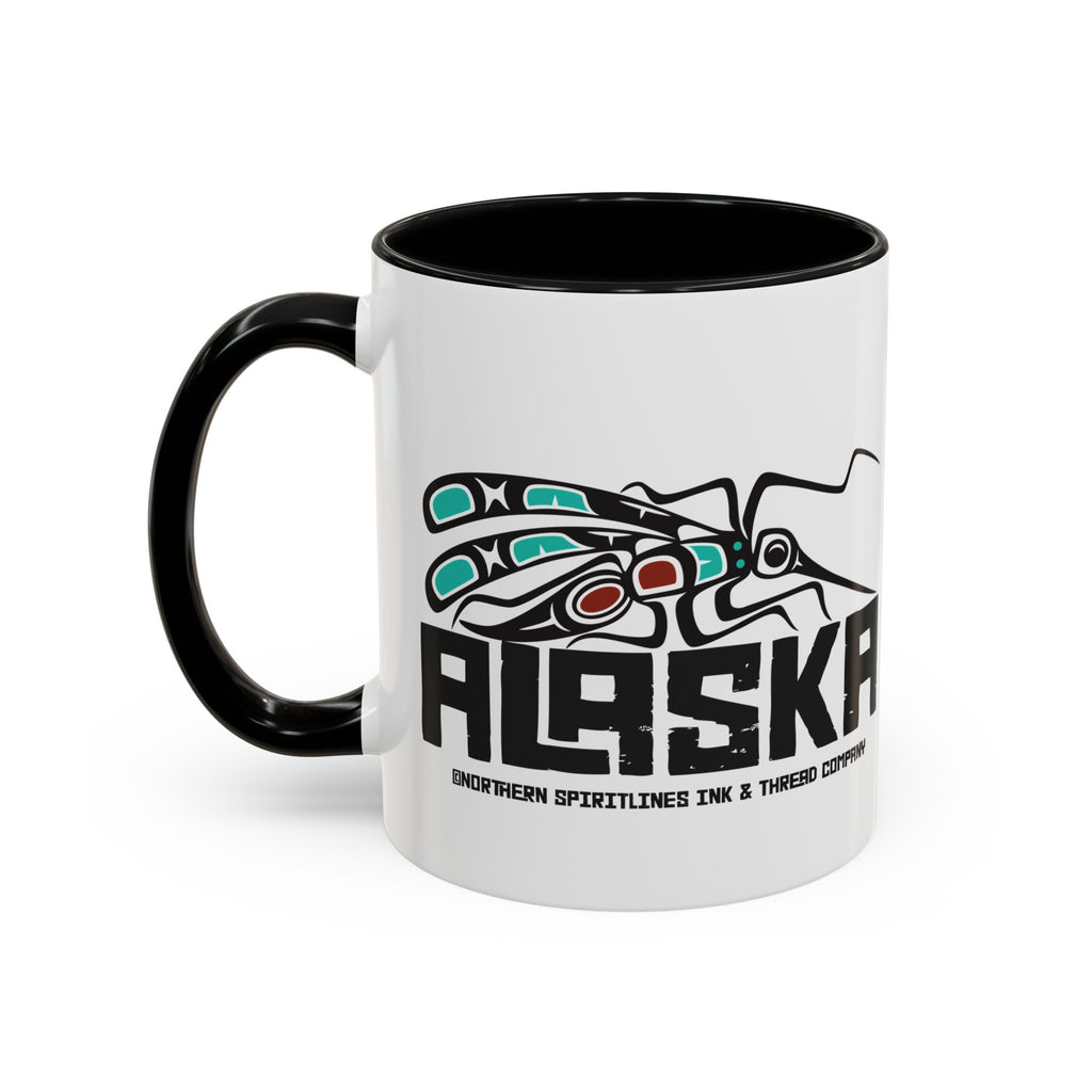 11 oz. Coffee Mug - Alaska Tribal Mosquito - AK State Line™ Collection