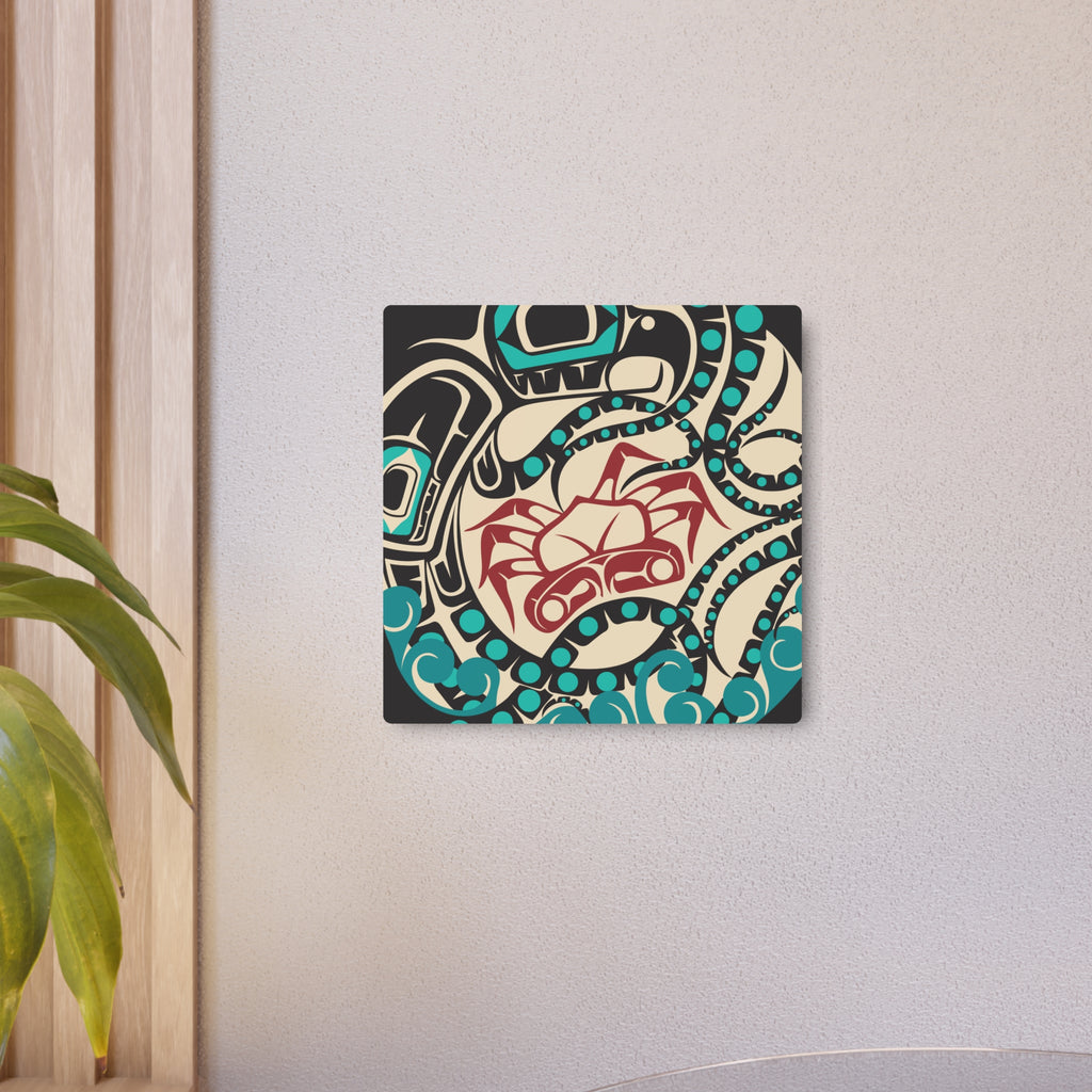 Metal Wall Art - Classic Tribal Octopus - Northern Spiritlines™