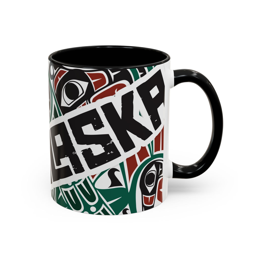 11 oz. Coffee Mug - Alaska Tribal Sea Monster - AK State Line™ Collection