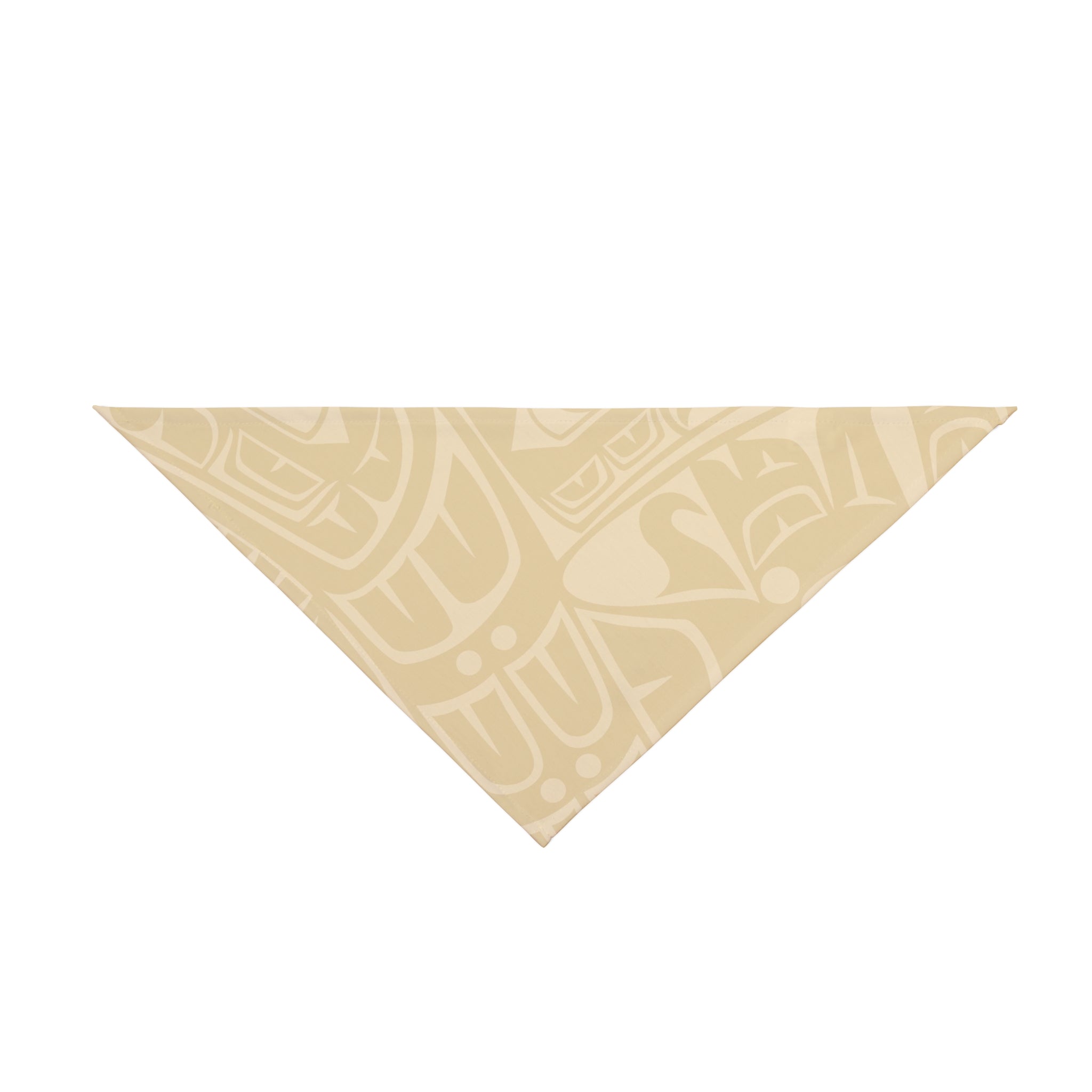 Pet Bandana - Classic Tribal Print (Beige/Gold) - Northern Spiritlines™