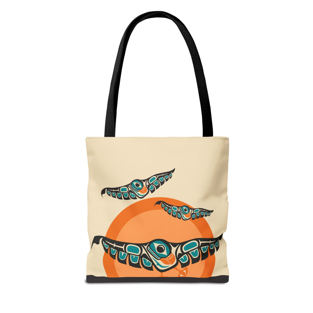 Canvas Tote Bag - Classic Tribal Puffins - Northern Spiritlines™