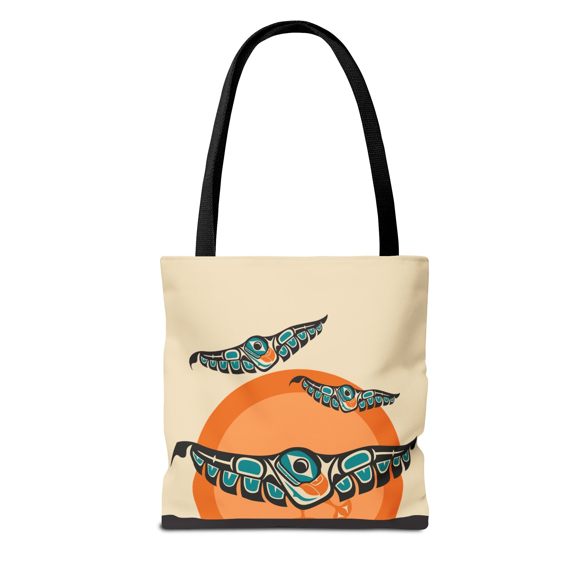 Canvas Tote Bag - Classic Tribal Puffins - Northern Spiritlines™