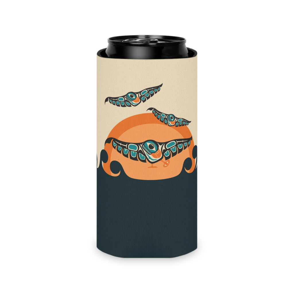 Insulated Can Cooler Koozie (Regular & Slim) Classic Tribal Puffins - Northern Spiritlines™
