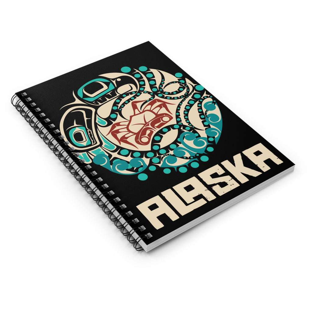 Spiral Notebook, Journal |  Alaska Tribal Octopus | Stateline™ Collection