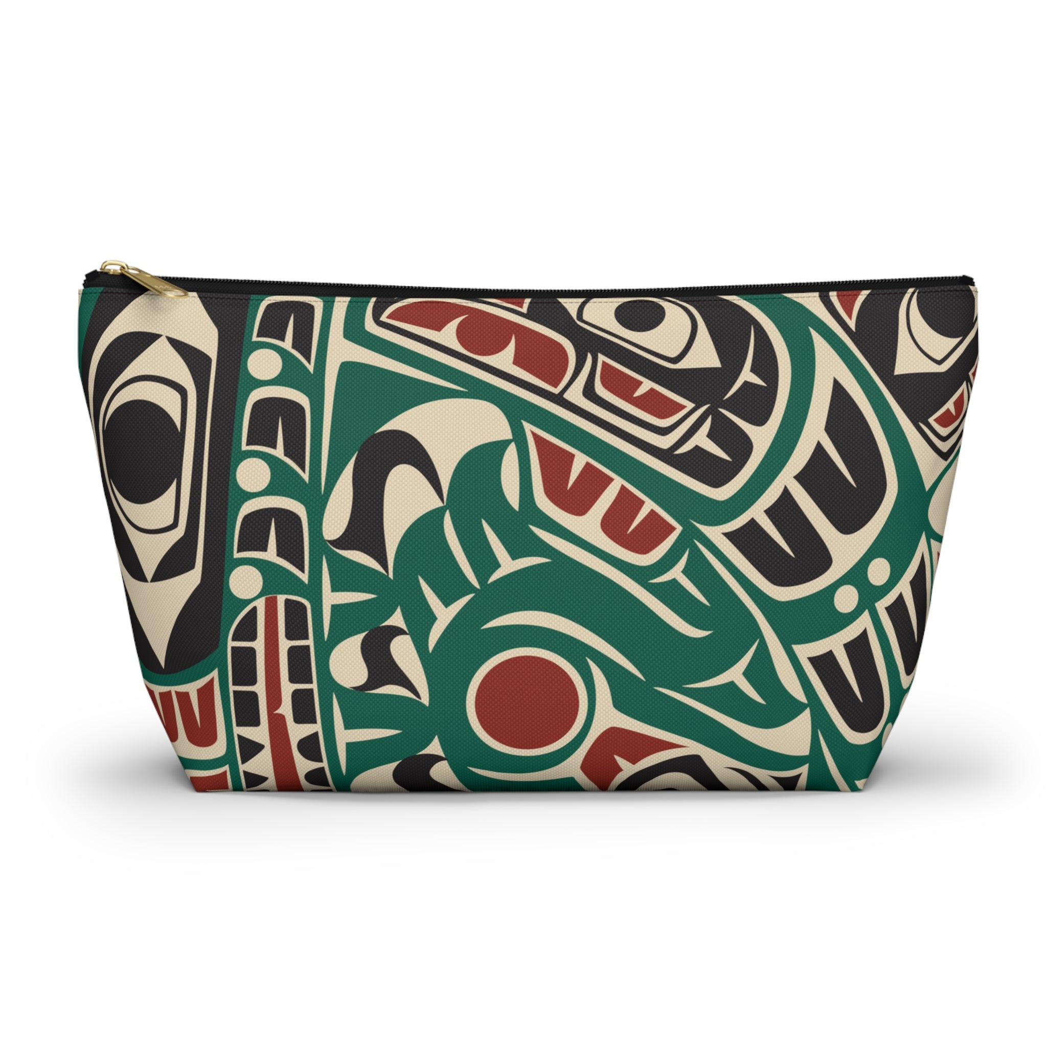Travel Accessory Zipper Pouch - Classic Tribal Sea Monster - Northern Spiritlines™