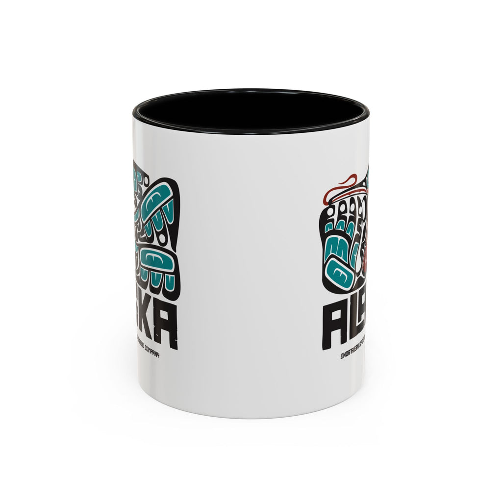 11 oz. Coffee Mug - Alaska Tribal Hummingbird - AK State Line™ Collection