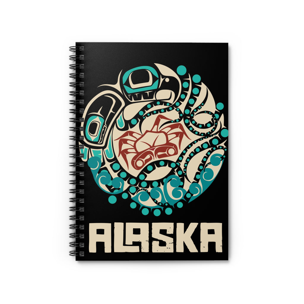 Spiral Notebook, Journal |  Alaska Tribal Octopus | Stateline™ Collection