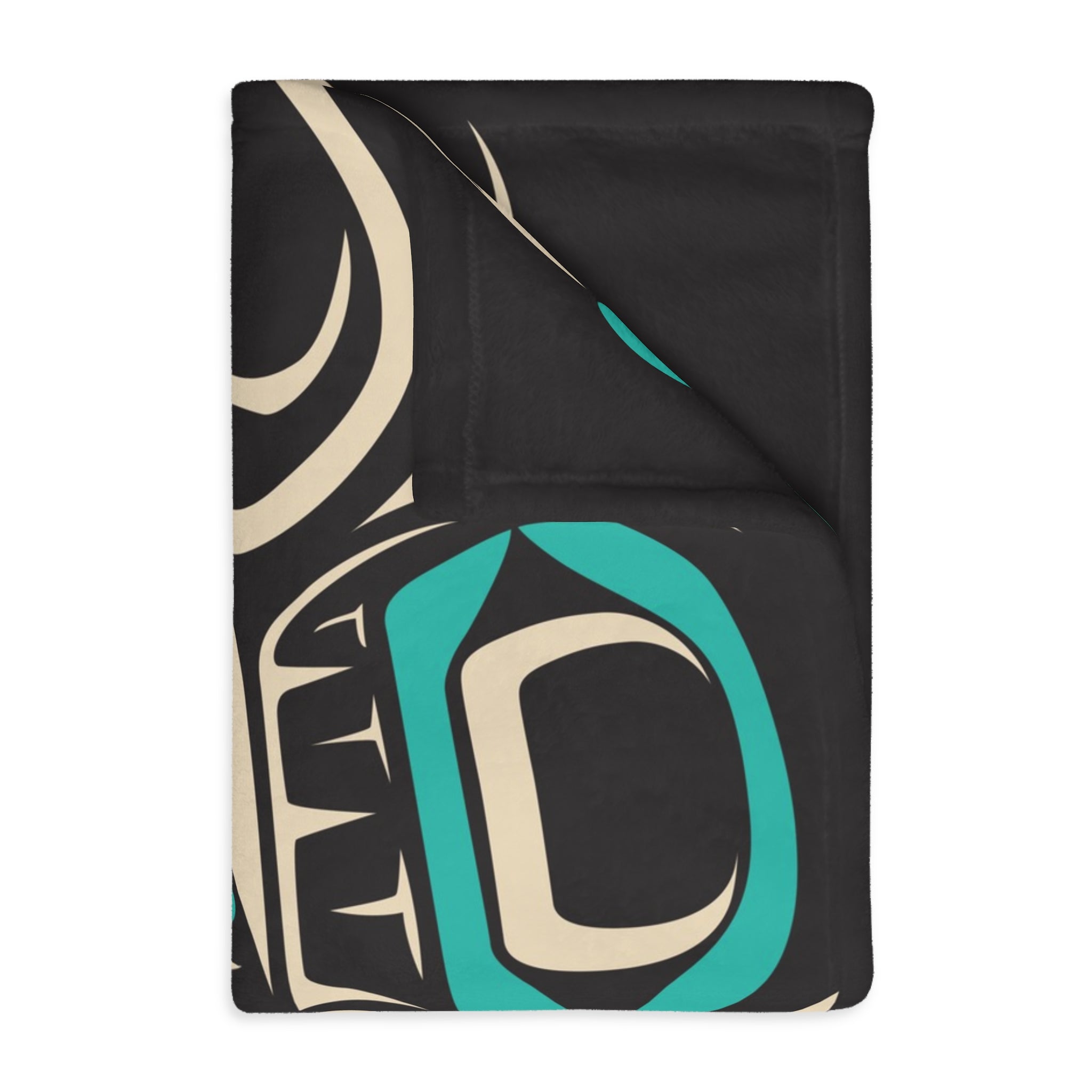 Reversible Plush Blanket - Classic Tribal Octopus - Northern Spiritlines™