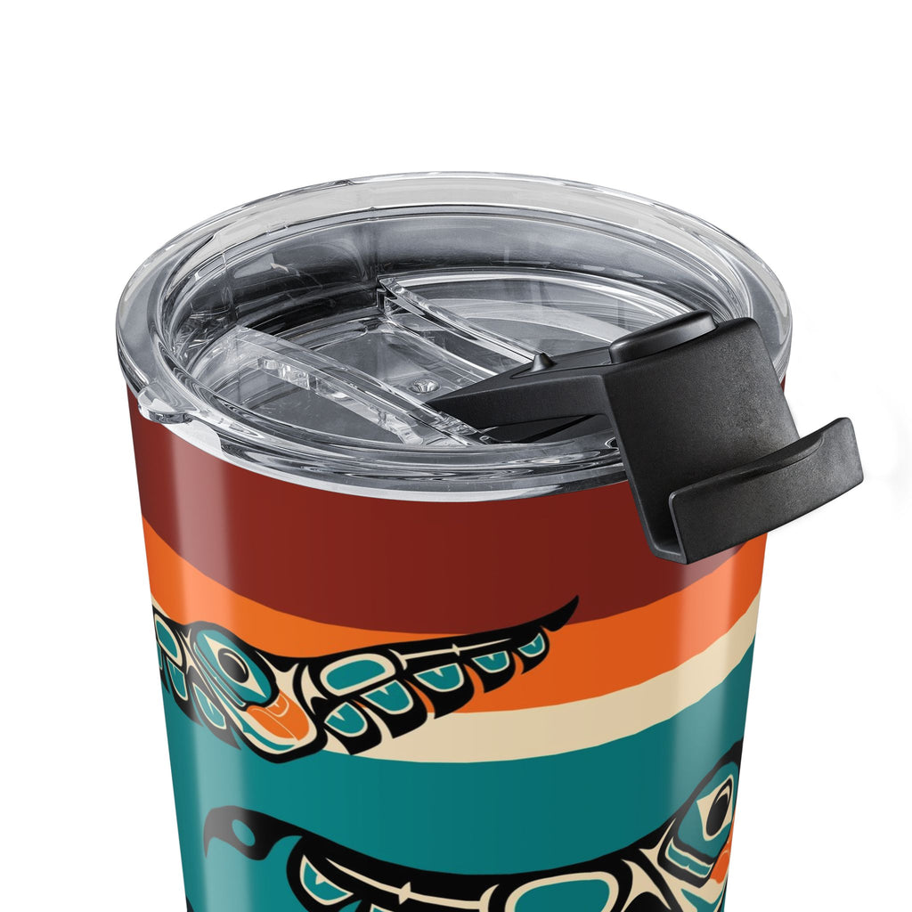 20 oz. Travel Tumbler | Classic Tribal Puffins | Signature Collection