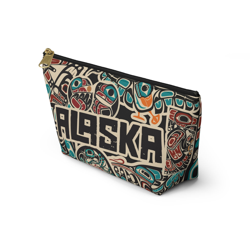Travel Accessory Zipper Pouch - AK Sticker Bomb - AK State Line™ Collection