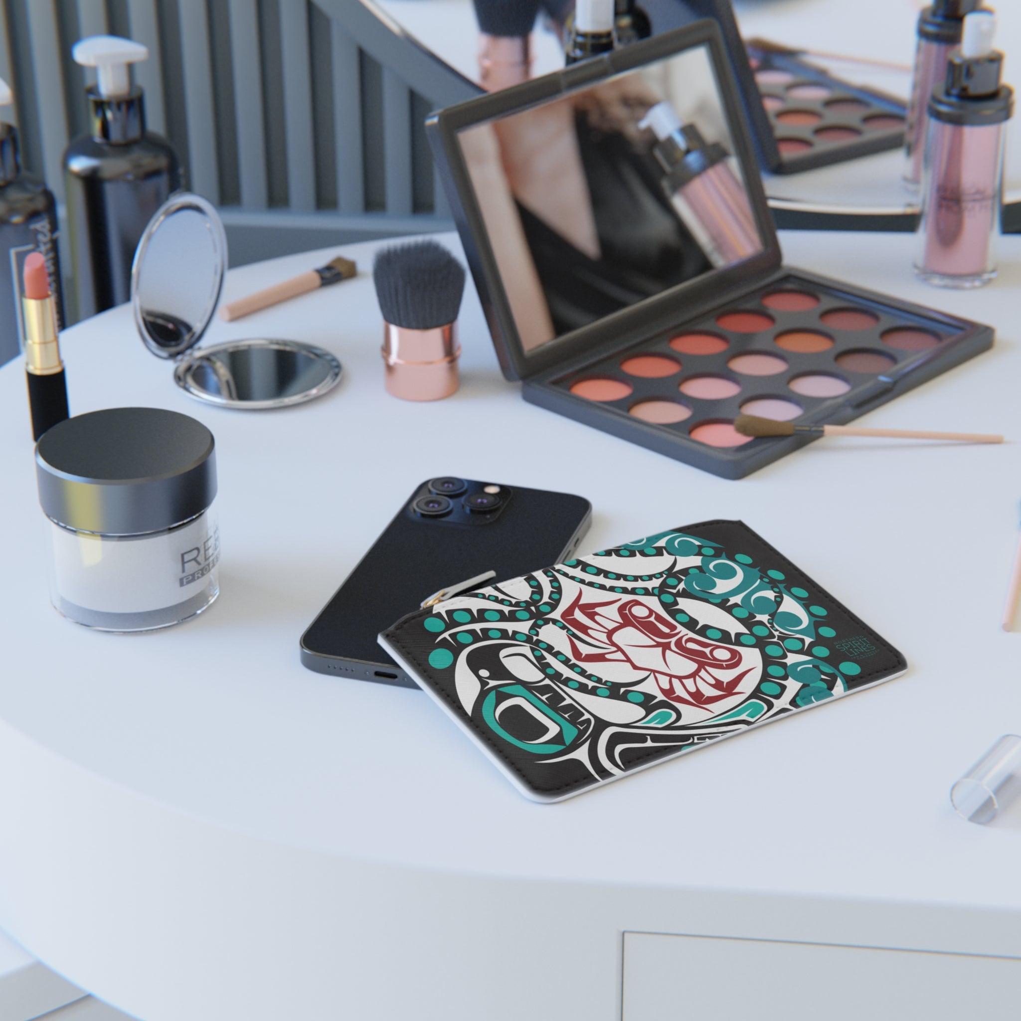 Mini Clutch Bag/Wallet - Classic Tribal Octopus - Northern Spiritlines™