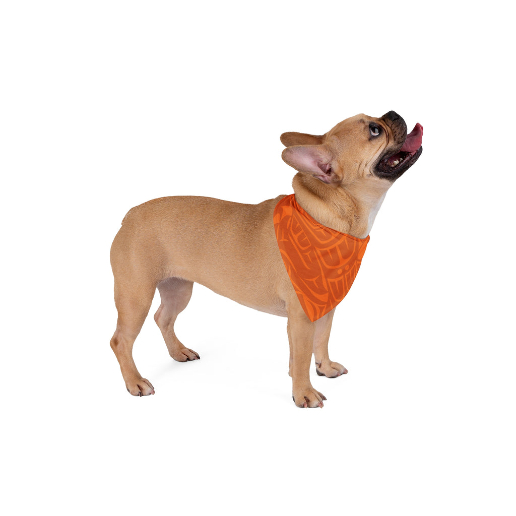 Pet Bandana - Classic Tribal Print (Orange) - Northern Spiritlines™