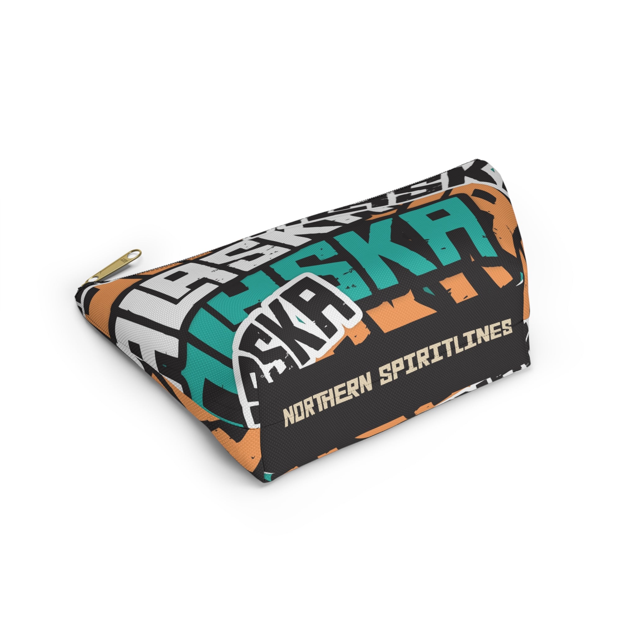 Travel Accessory Zipper Pouch - AK Sticker Bomb - AK State Line™ Collection