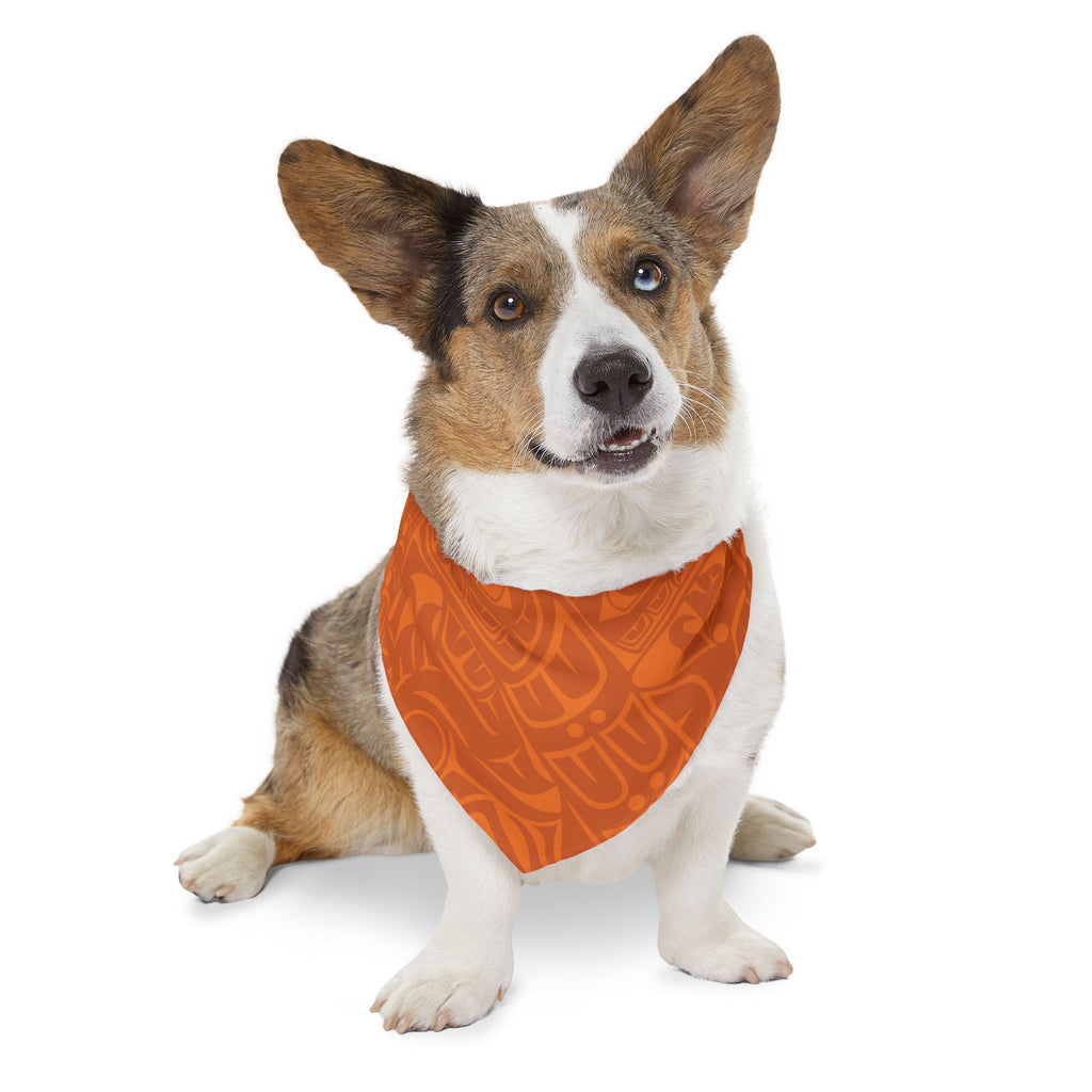 Pet Bandana Collar - Classic Tribal Print (Orange) Northern Spiritlines™