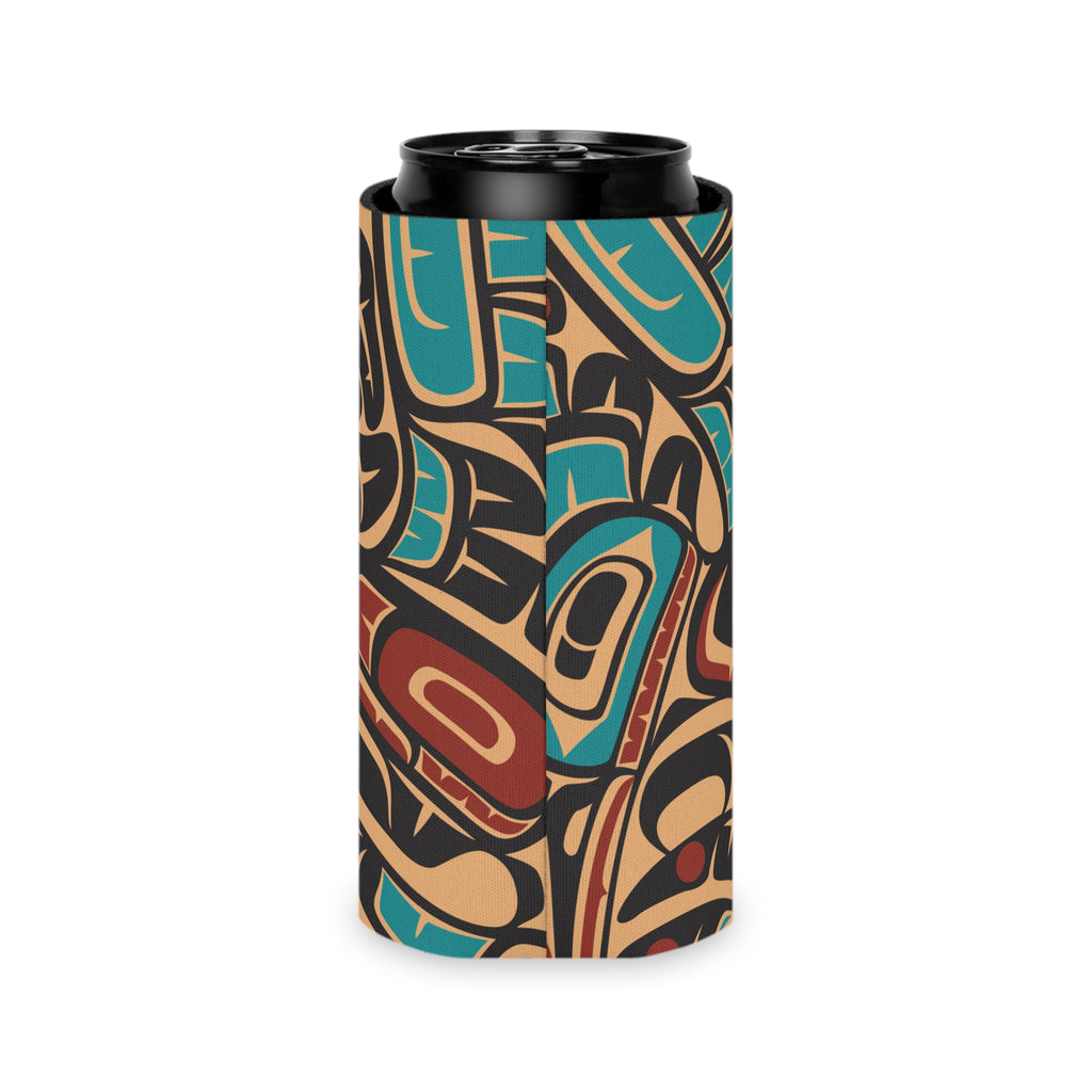 Insulated Can Coolers Koozie (Regular & Slim) Classic Tribal Hummingbird - Northern Spiritlines™