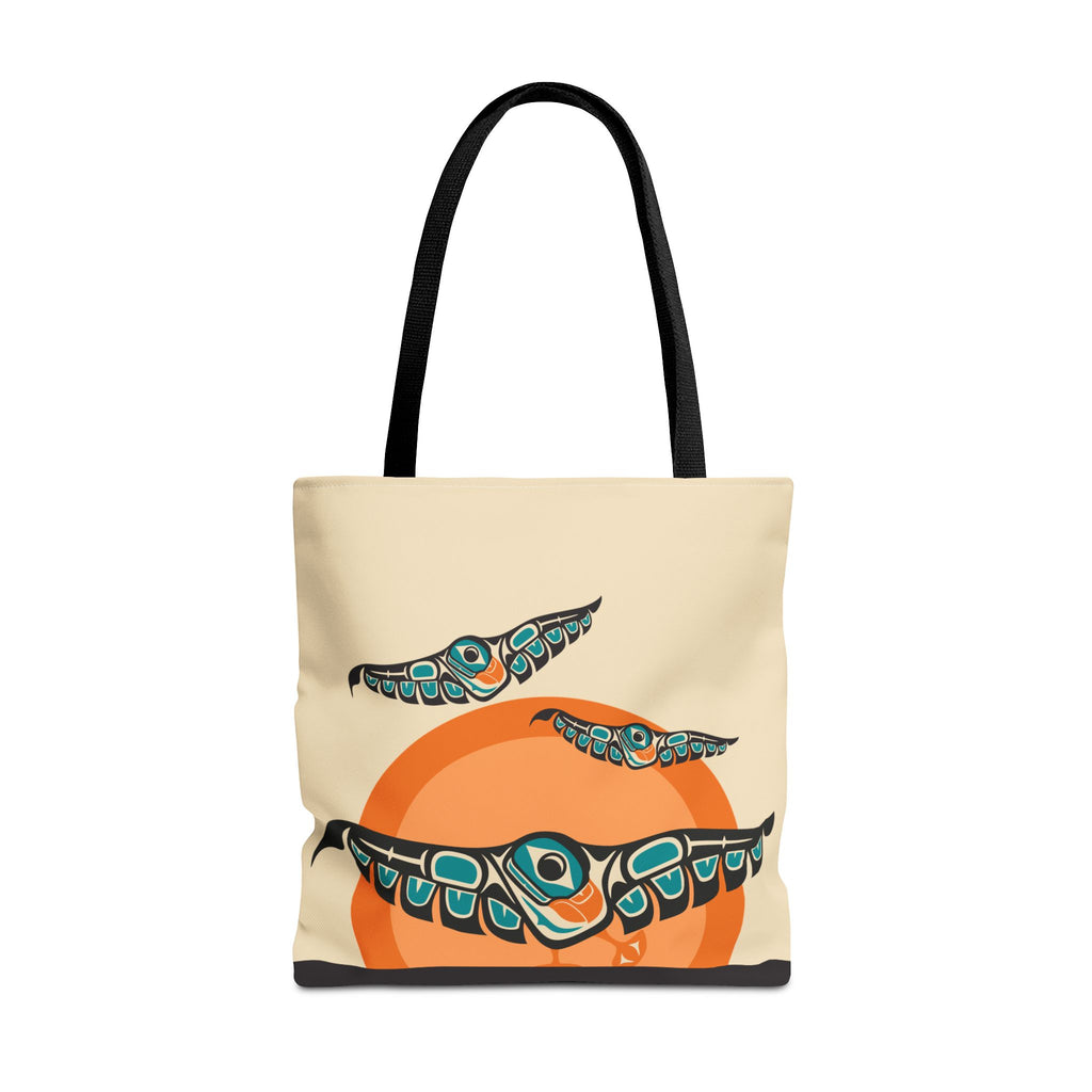 Canvas Tote Bag - Classic Tribal Puffins - Northern Spiritlines™