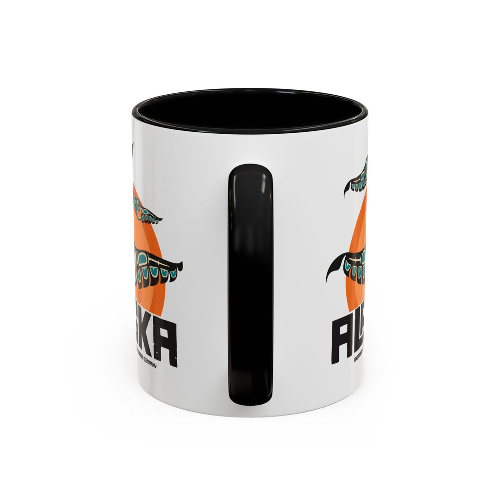 11 oz. Coffee Mug - Alaska Tribal Puffin - AK State Line™ Collection