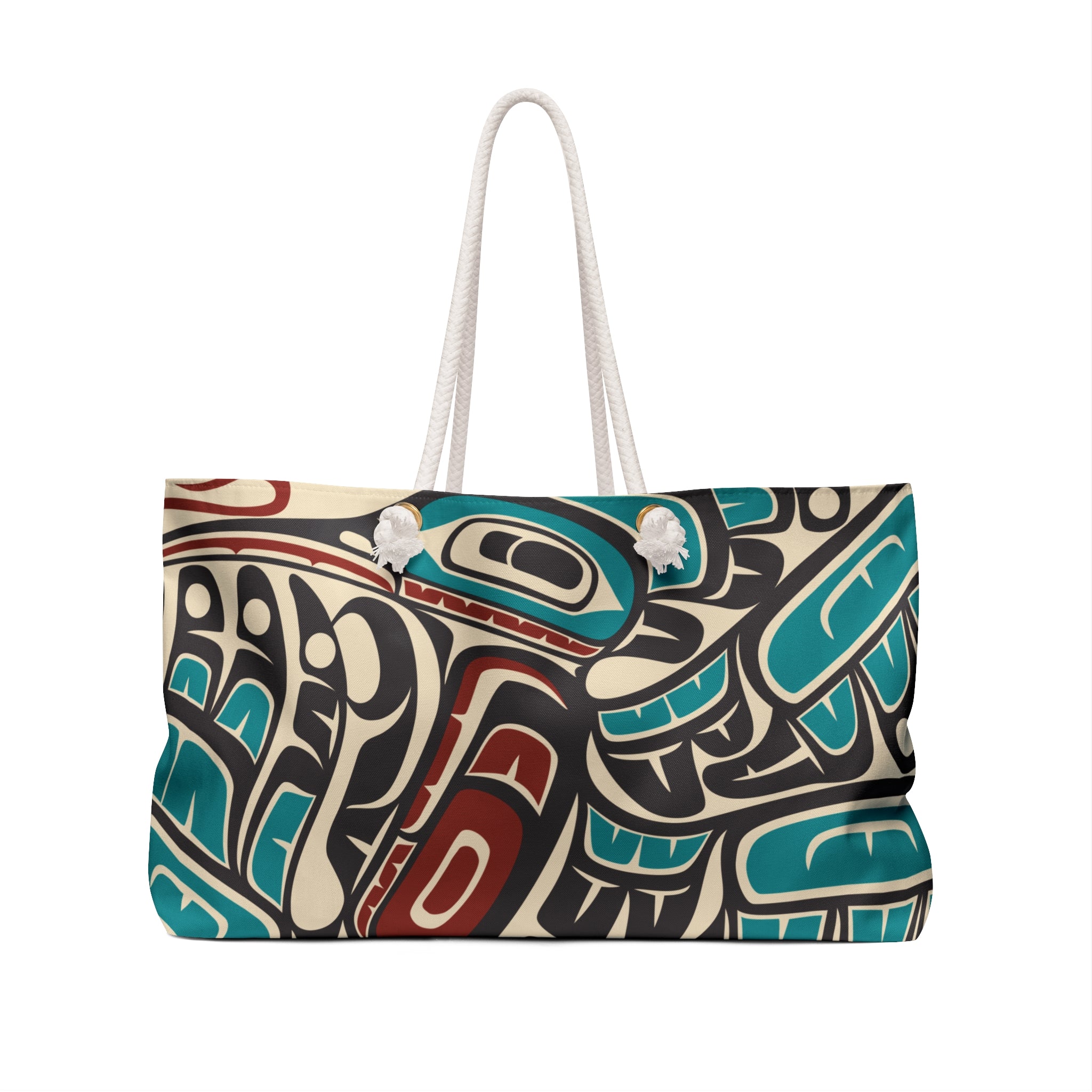 Weekender Tote Bag - Classic Tribal Hummingbird Print - Northern Spiritlines™