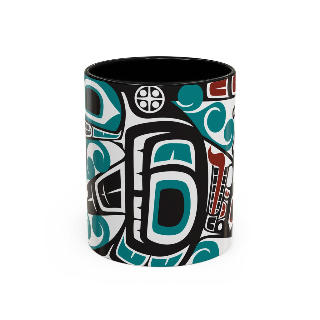 11 oz. Coffee Mug - Classic Tribal Orca - Northern Spiritlines™ Collection