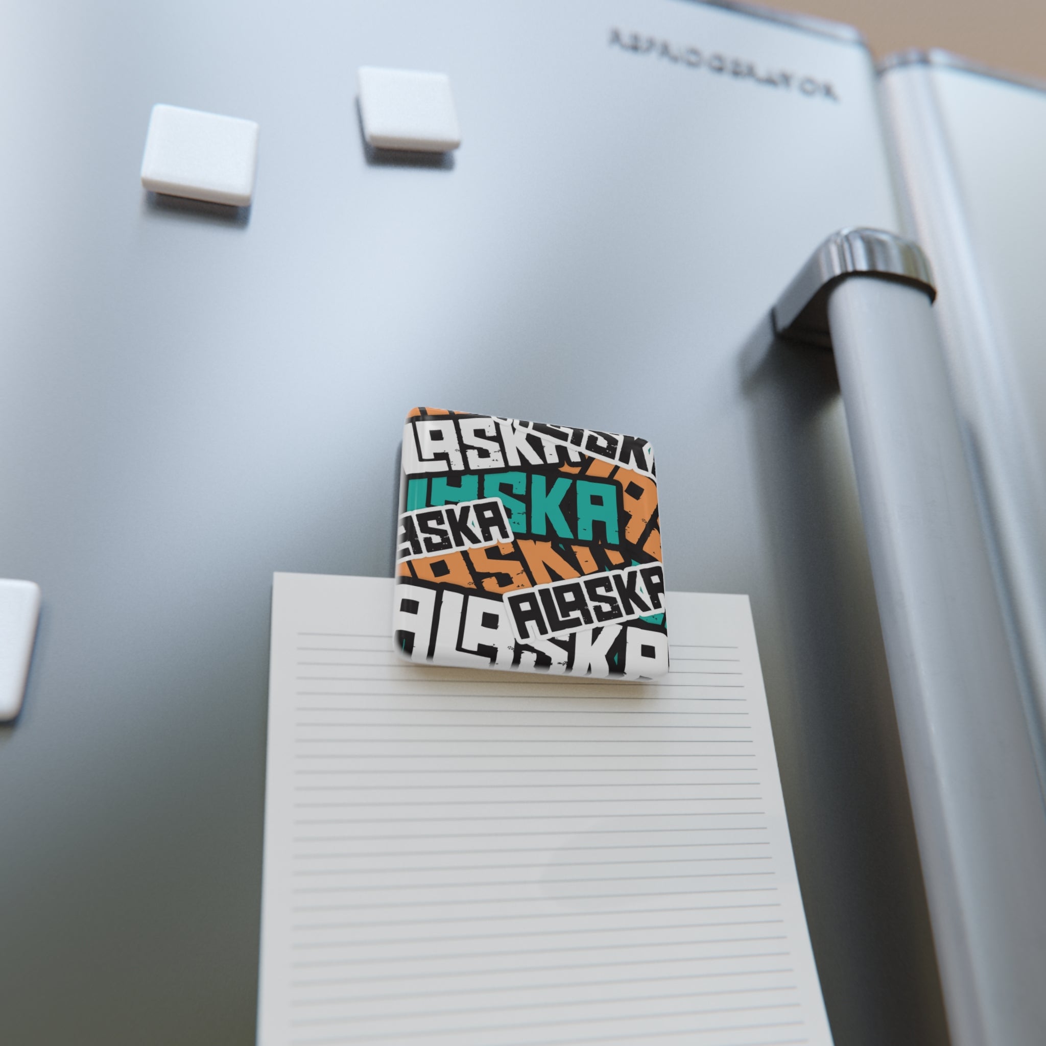 Porcelain Magnet - AK Sticker Bomb - AK State Line™ Collection