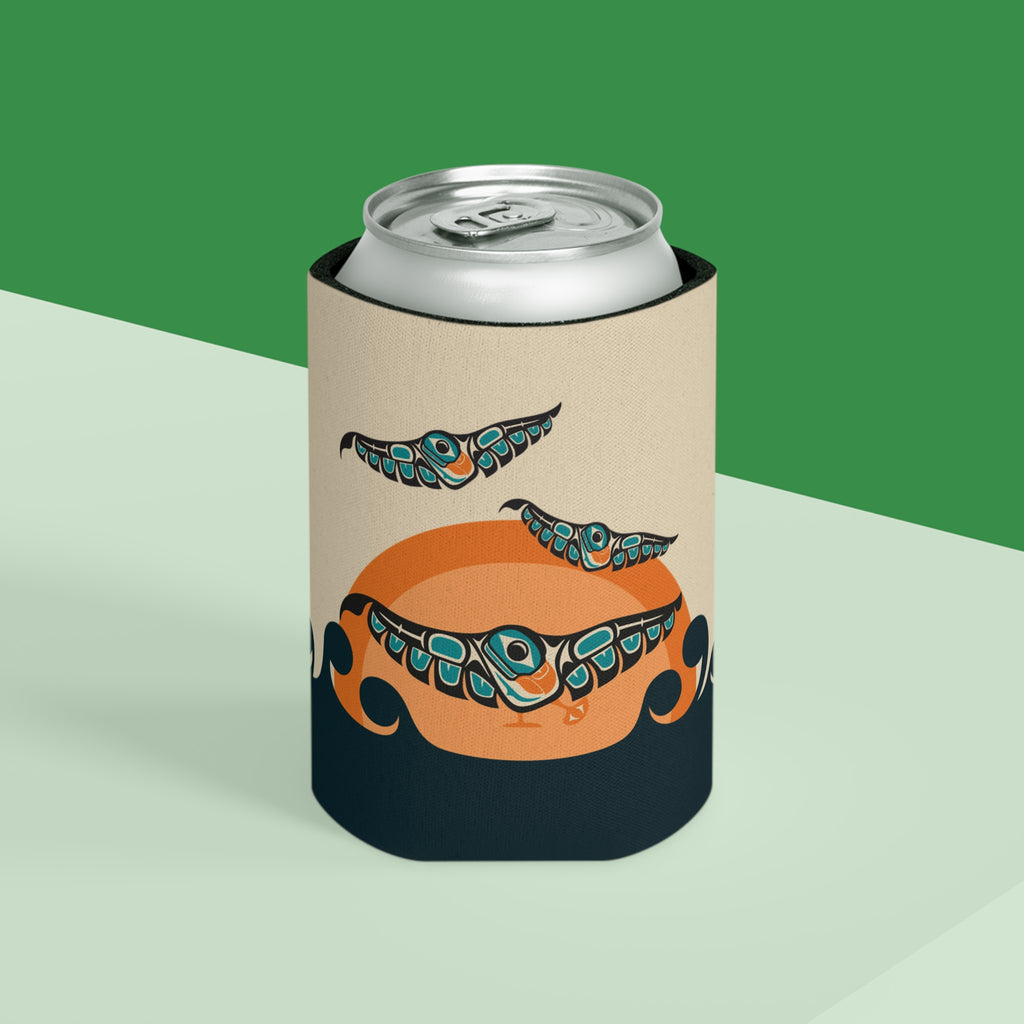 Insulated Can Cooler Koozie (Regular & Slim) Classic Tribal Puffins - Northern Spiritlines™