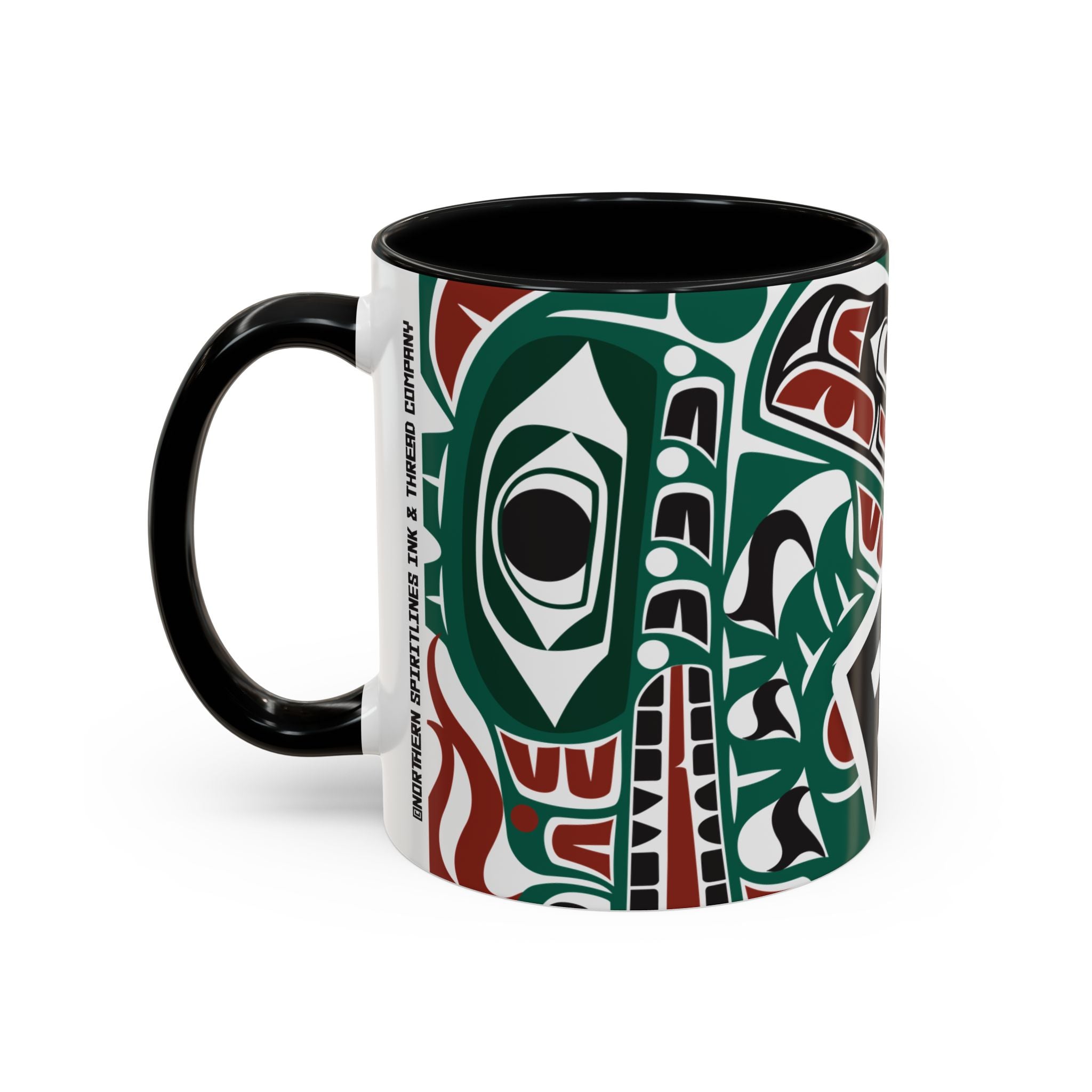 11 oz. Coffee Mug - Alaska Tribal Sea Monster - AK State Line™ Collection
