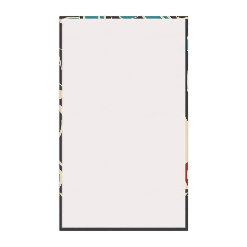 Cotton Twill Tea Towel - Alaska Tribal Hummingbird - AK State Line™ Collection