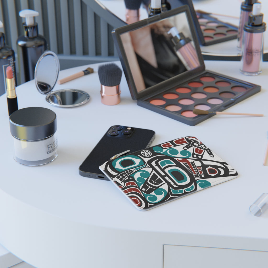 Mini Clutch Bag/Wallet - Classic Tribal Orca - Northern Spiritlines™