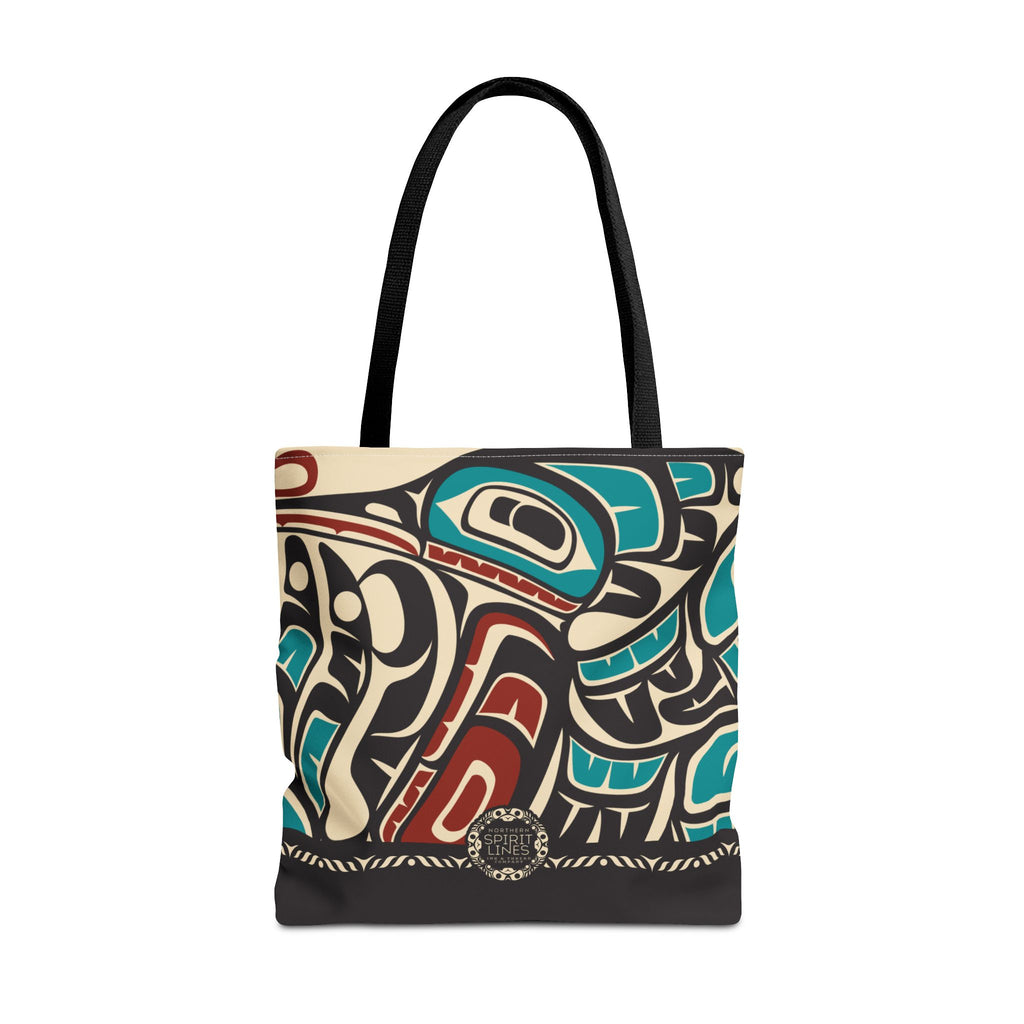 Canvas Tote Bag - Classic Tribal Hummingbird Print - Northern Spiritlines™