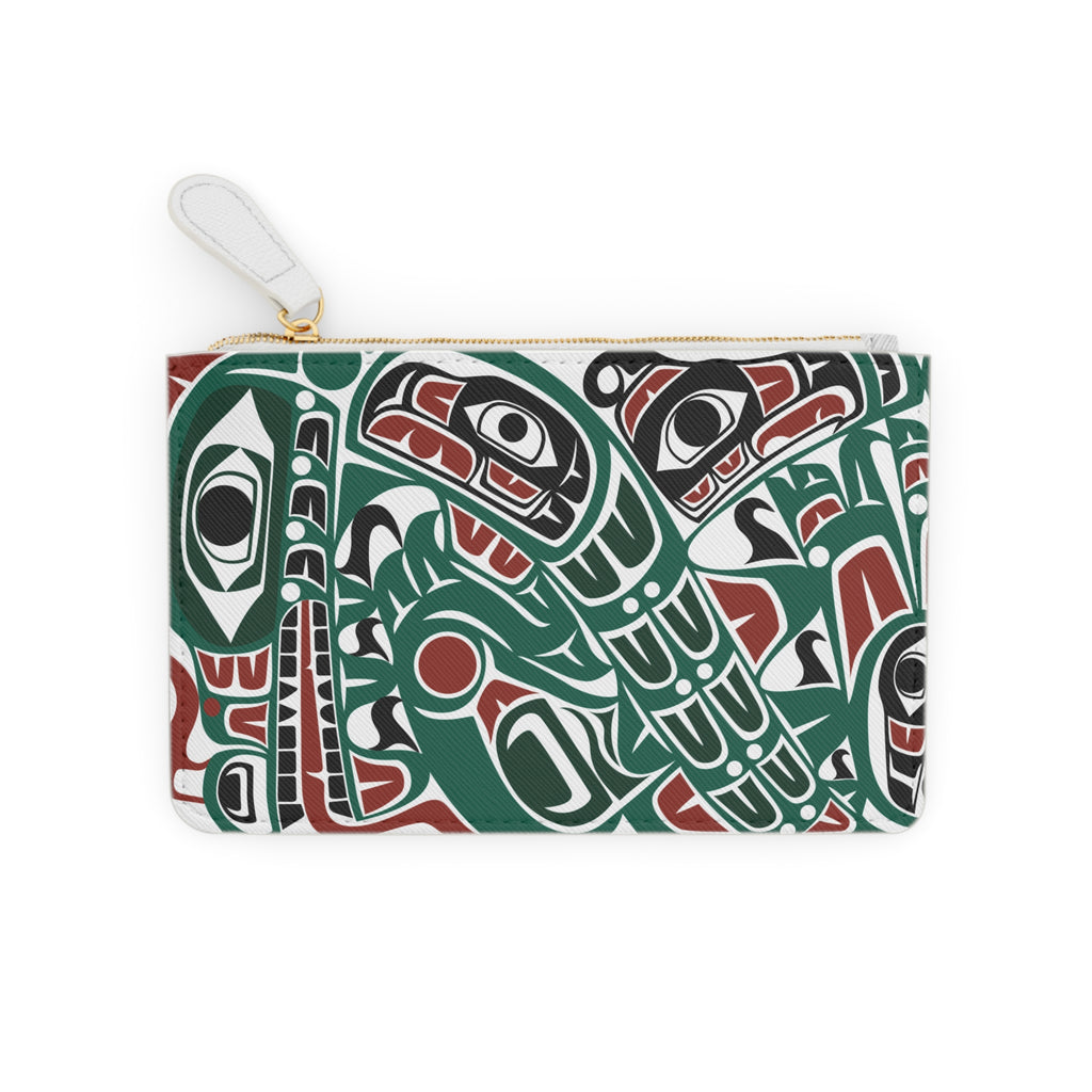 Mini Clutch Bag/Wallet - Classic Tribal Sea Monster - Northern Spiritlines™