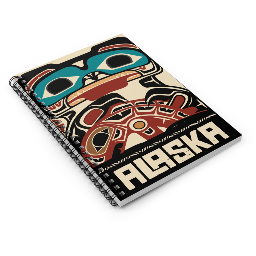 Journal - Spiral Bound |  Alaska Tribal Bear & Salmon | Stateline™ Collection