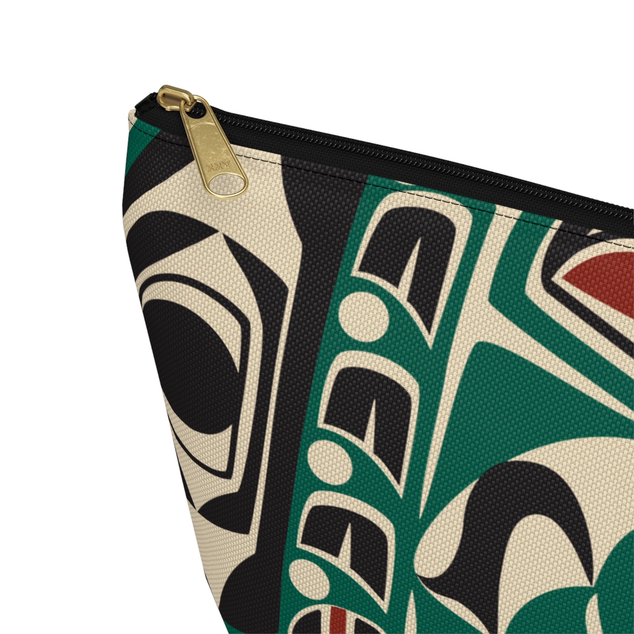 Travel Accessory Zipper Pouch - Classic Tribal Sea Monster - Northern Spiritlines™