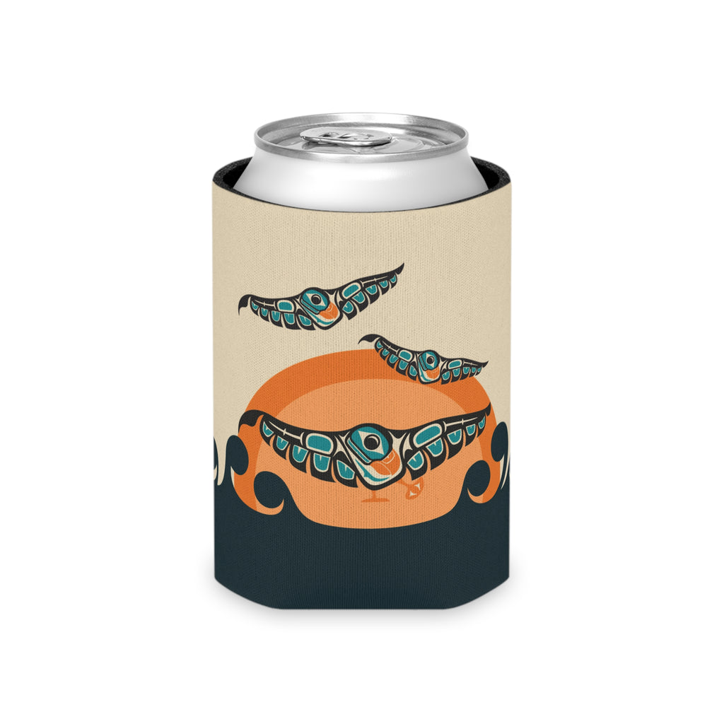 Insulated Can Cooler Koozie (Regular & Slim) Classic Tribal Puffins - Northern Spiritlines™
