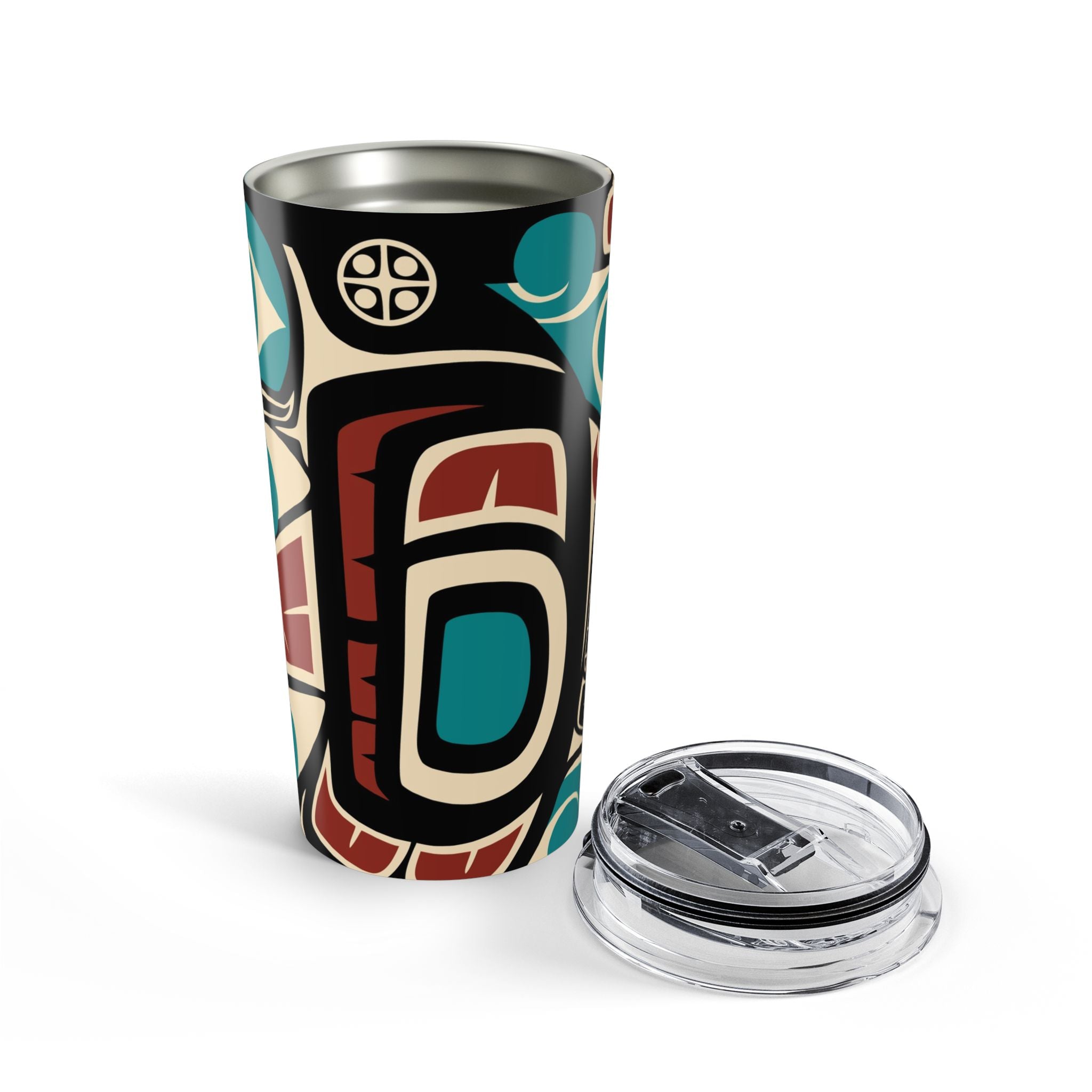 20 oz. Travel Tumbler | Classic Tribal Orca | Signature Collection