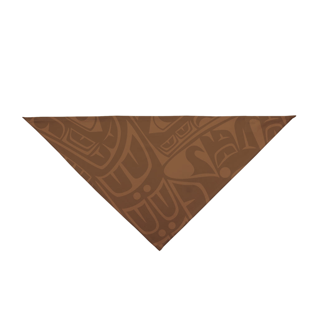 Pet Bandana - Classic Tribal Print (Brown) - Northern Spiritlines™