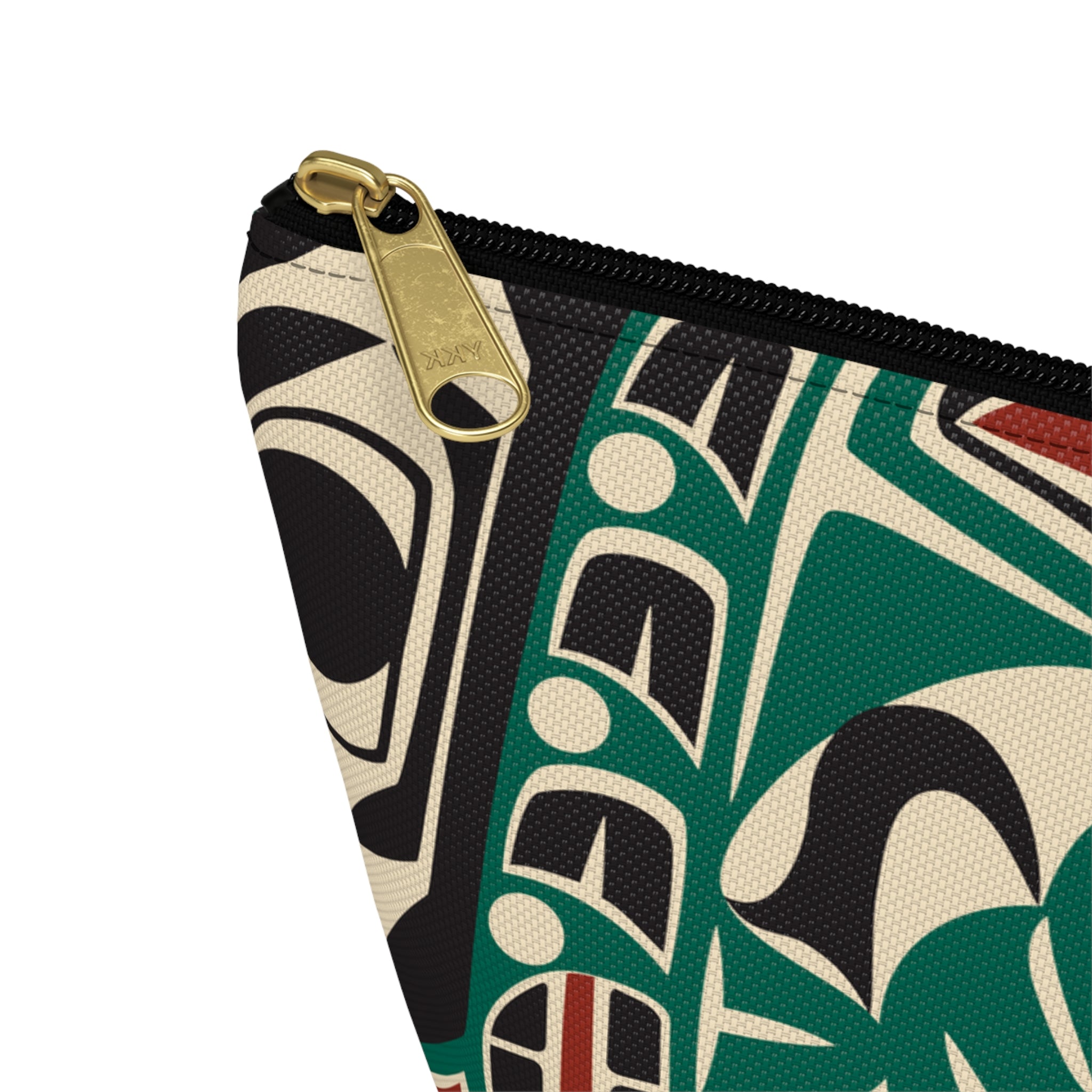 Travel Accessory Zipper Pouch - Classic Tribal Sea Monster - Northern Spiritlines™