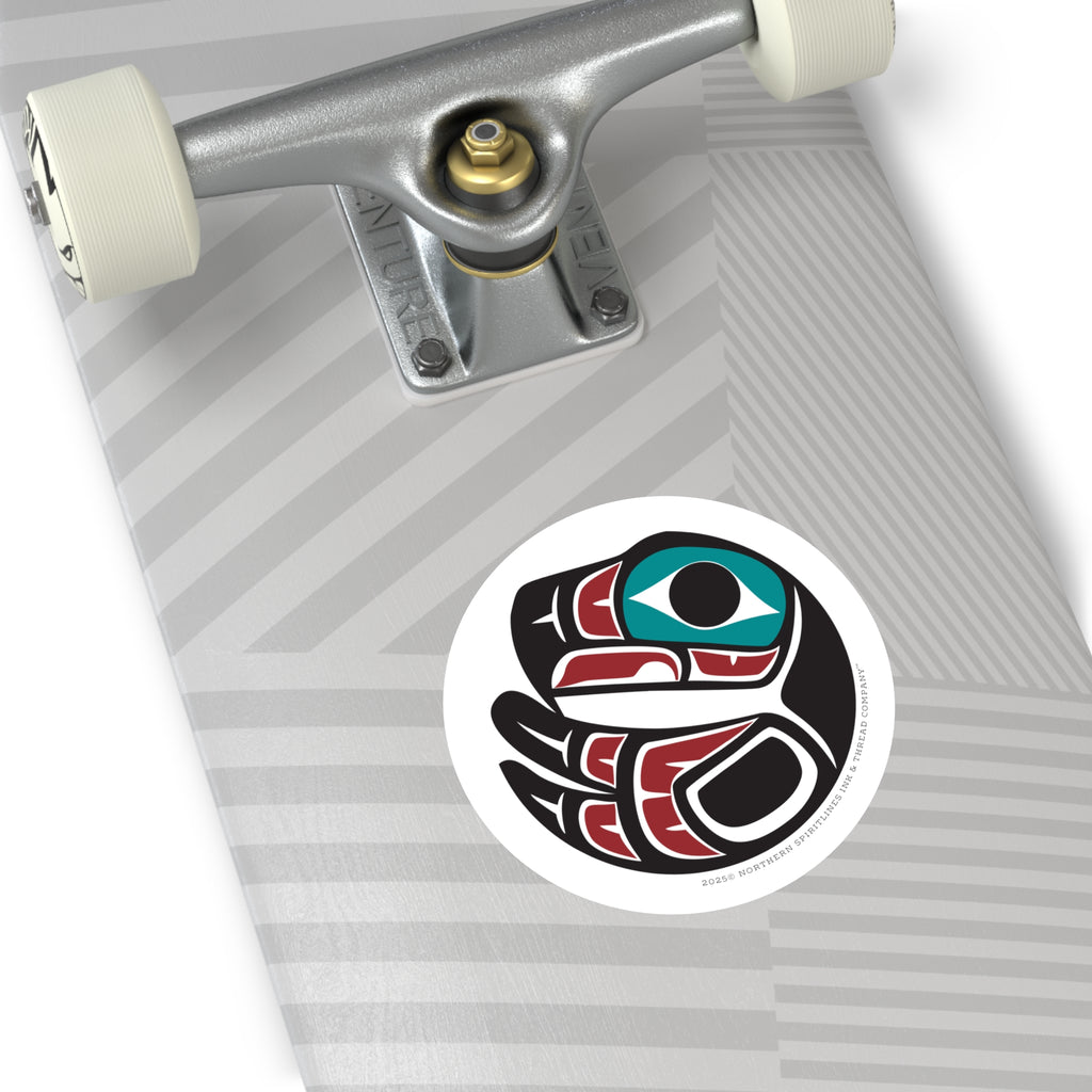 Vinyl Sticker Indoor/Outdoor - Round Tribal Eagle - Northern Spiritlines™