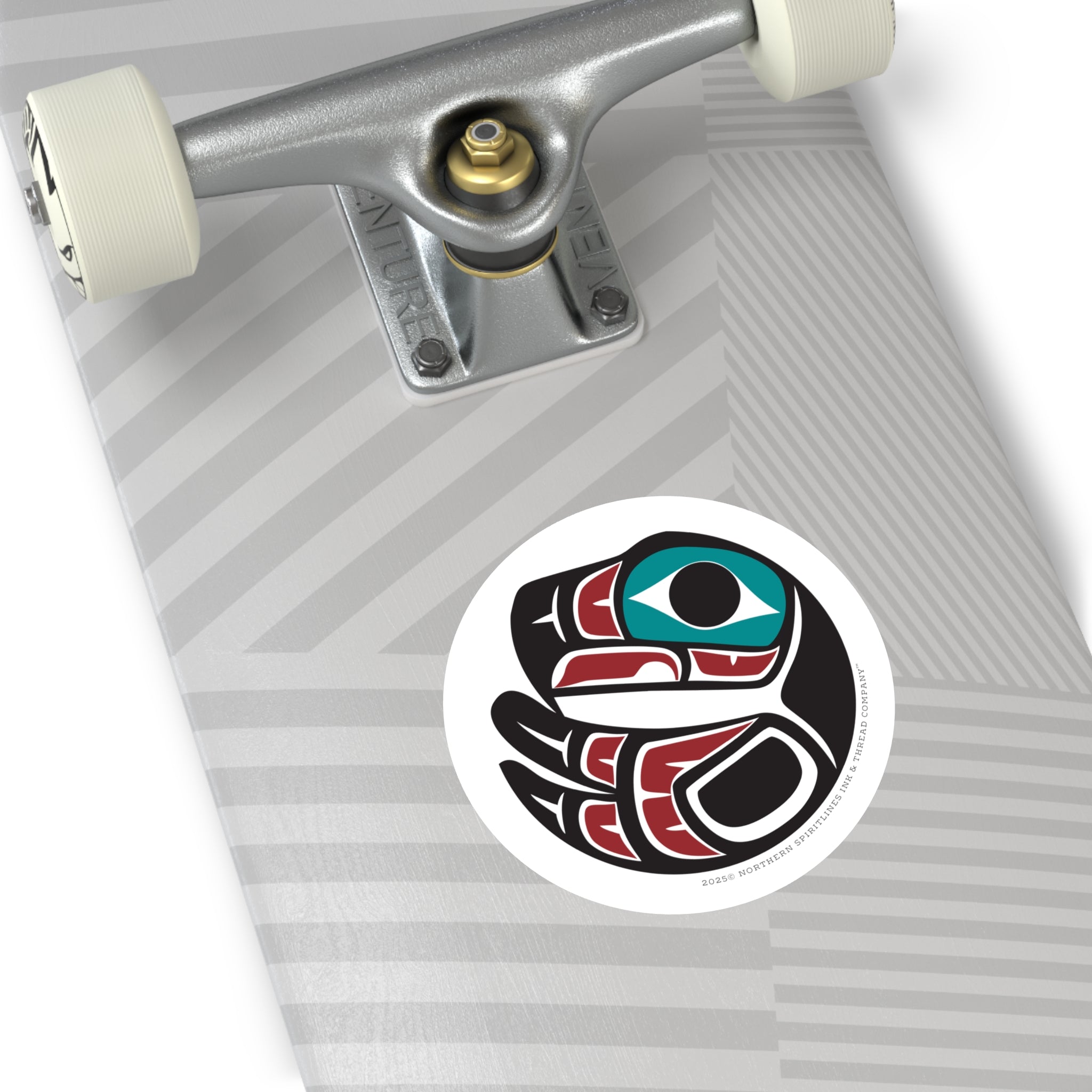 Vinyl Sticker Indoor/Outdoor - Round Tribal Eagle - Northern Spiritlines™