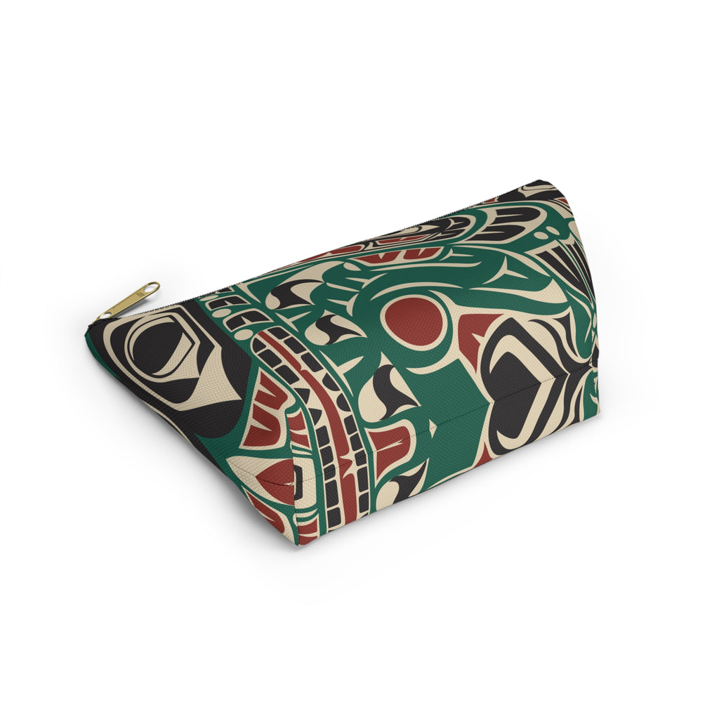 Travel Accessory Zipper Pouch - Classic Tribal Sea Monster - Northern Spiritlines™