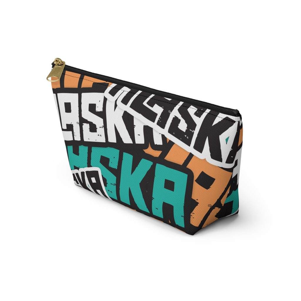 Travel Accessory Zipper Pouch - AK Sticker Bomb - AK State Line™ Collection