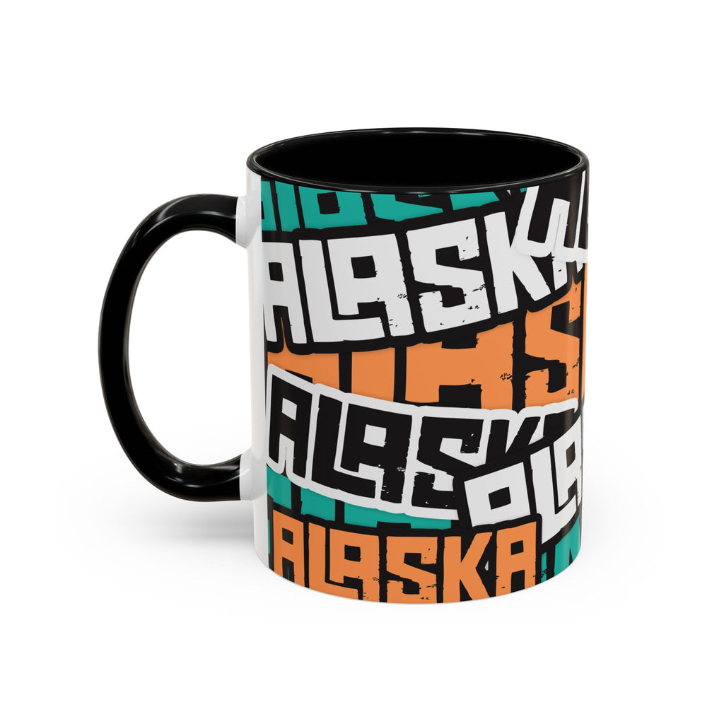 11 oz. Coffee Mug - Alaska Sticker Bomb - AK State Line™ Collection