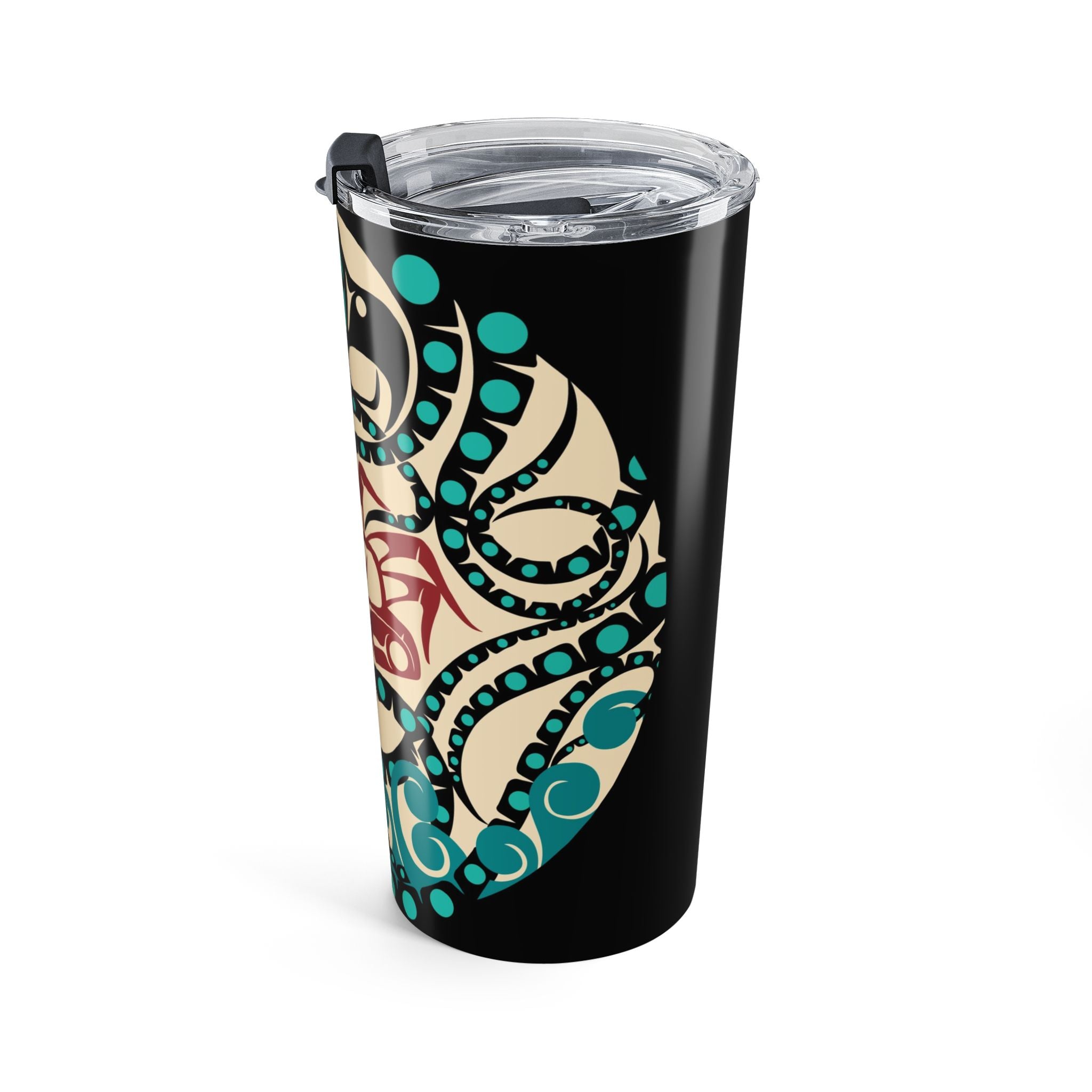 20 oz. Travel Tumbler | Classic Tribal Octopus | Signature Collection