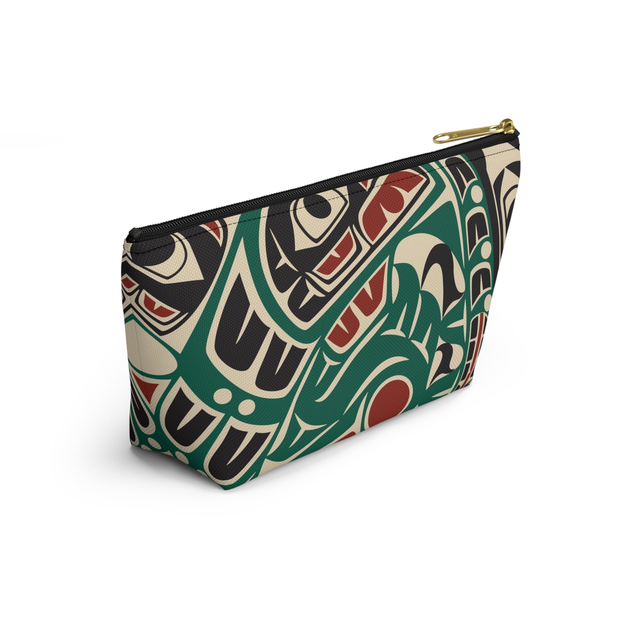 Travel Accessory Zipper Pouch - Classic Tribal Sea Monster - Northern Spiritlines™
