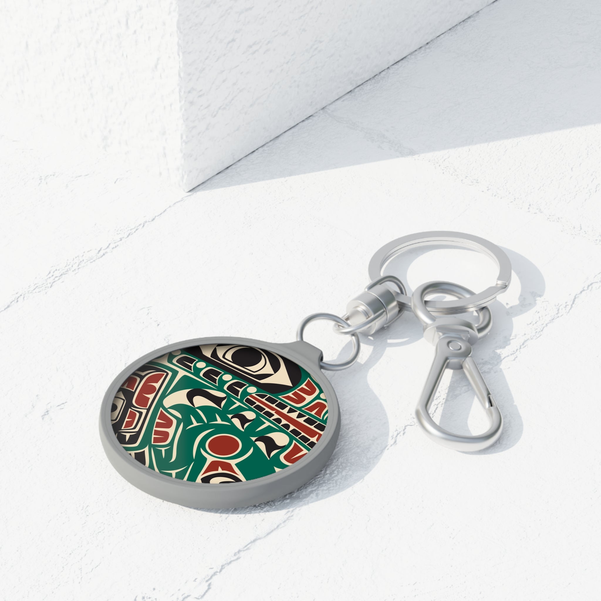 Keychain - Classic Tribal Sea Monster Print - Northern Spiritlines™ Collection